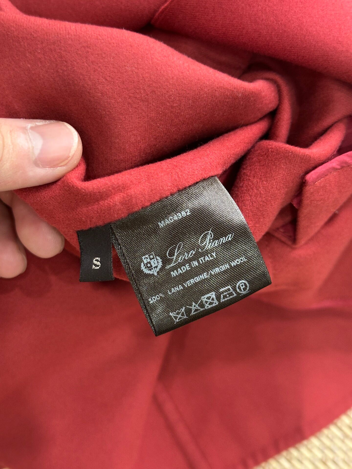 Loro Piana Sleeveless Vest-Dress — label