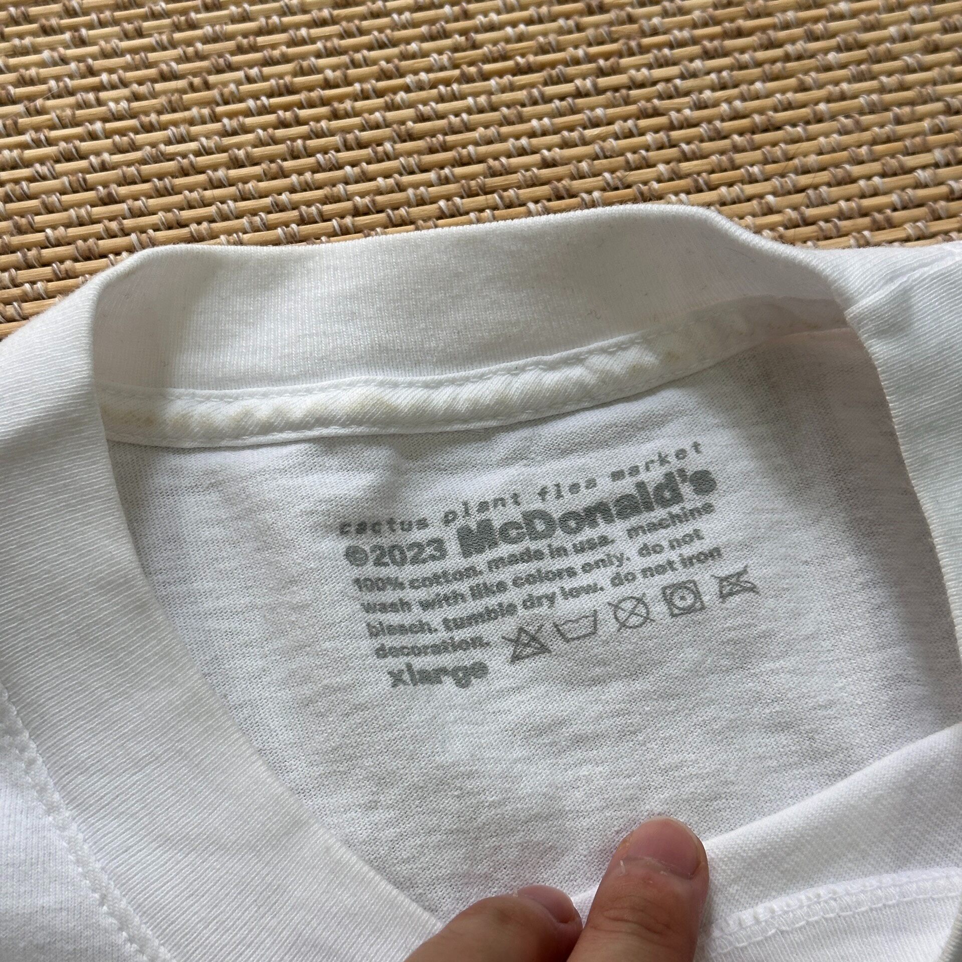 CPFM McDonald’s Smile Short Sleeve — back