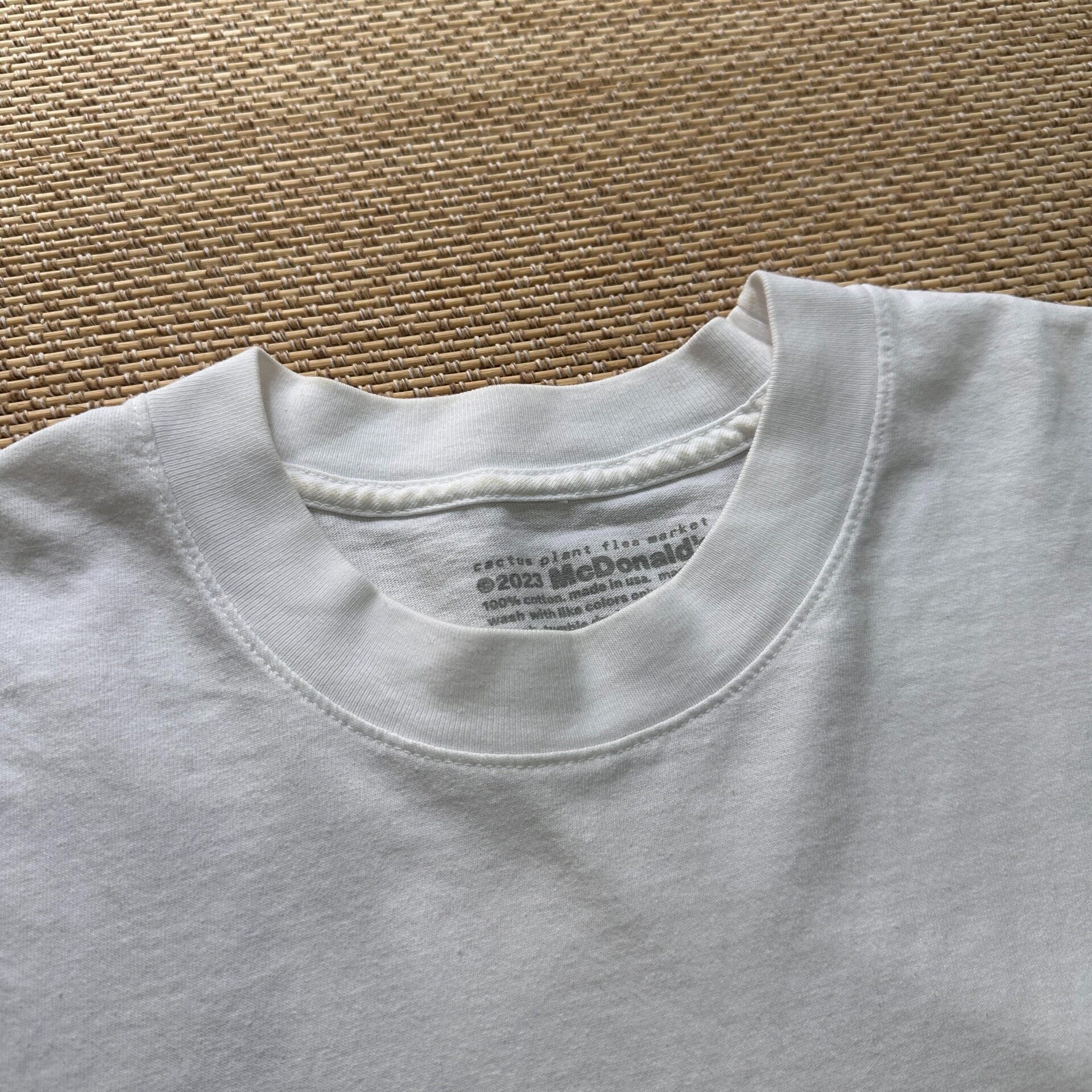 CPFM McDonald’s Smile Short Sleeve — detail