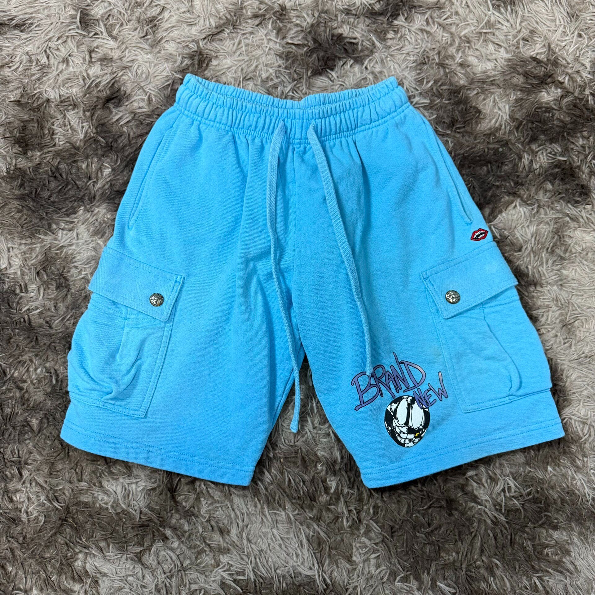 Chrome Hearts Mattyboy Blue Shorts