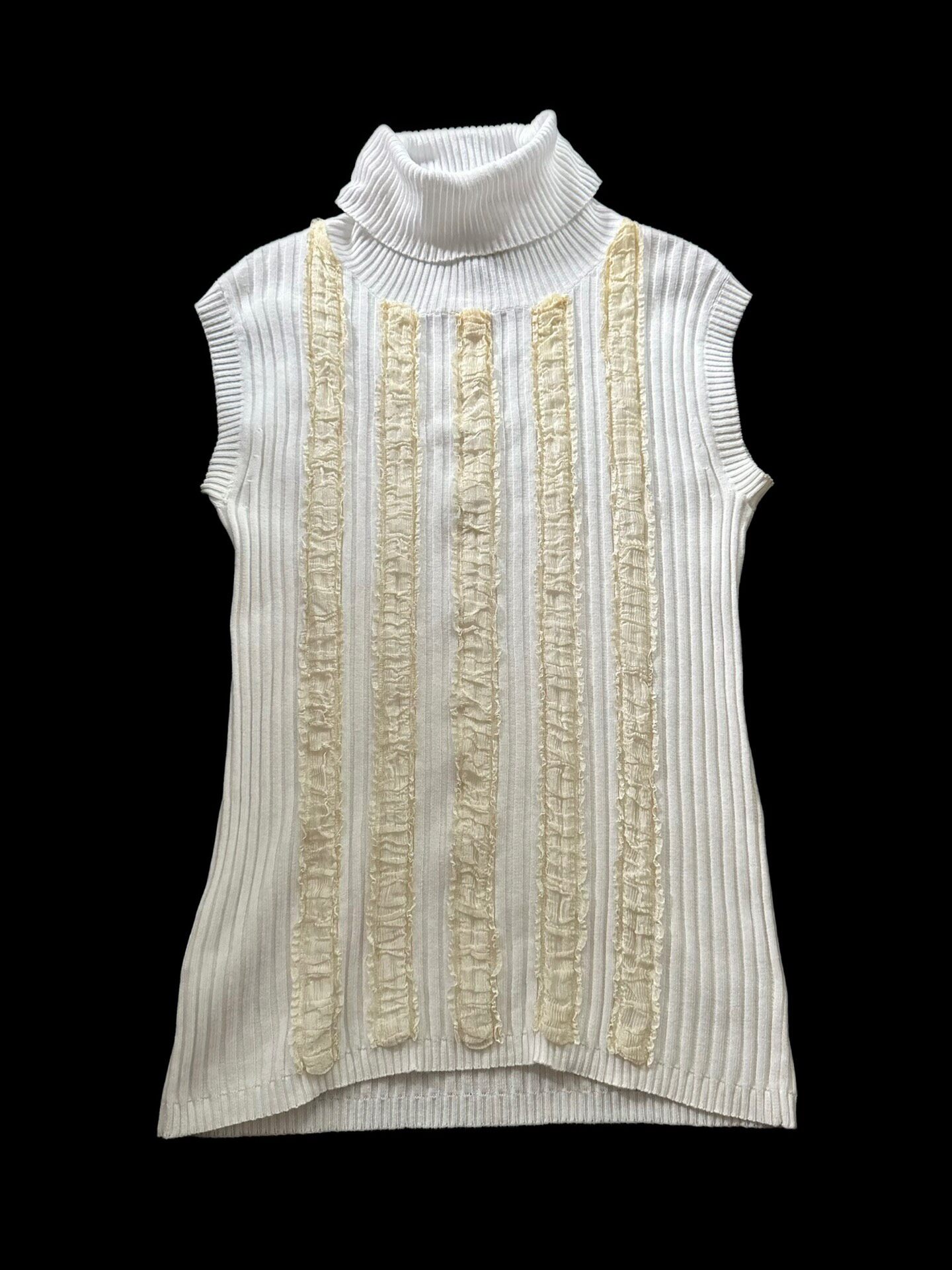 Jean Paul Gaultier Vintage Lace Knit Top