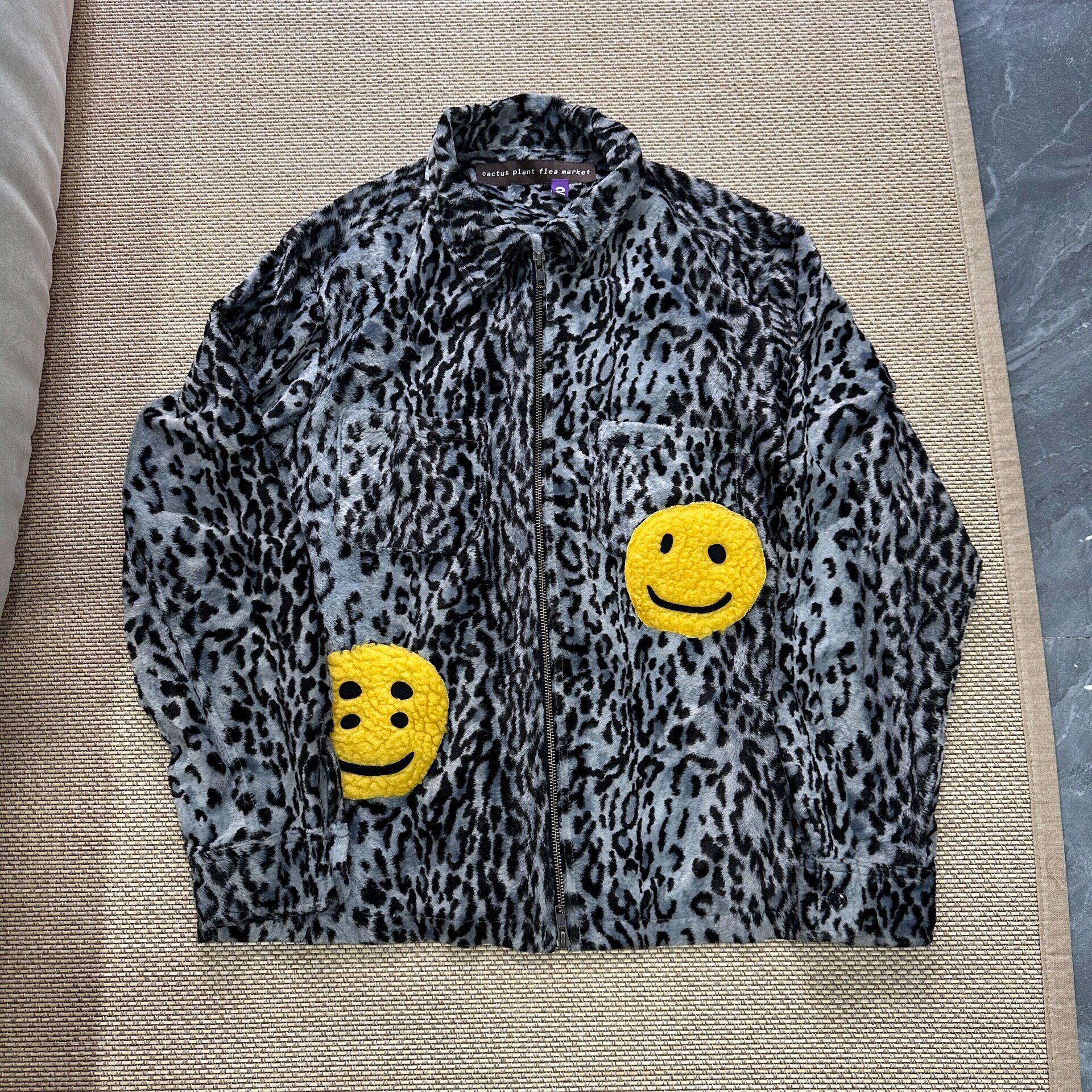 CPFM Leopard Smile Zip Jacket