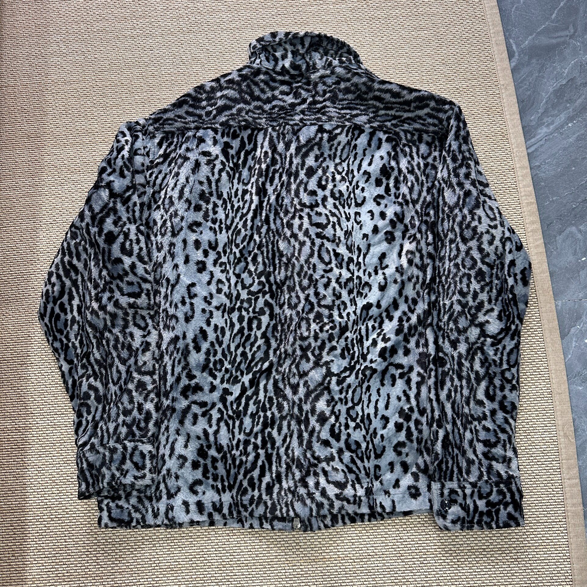 CPFM Leopard Smile Zip Jacket — front