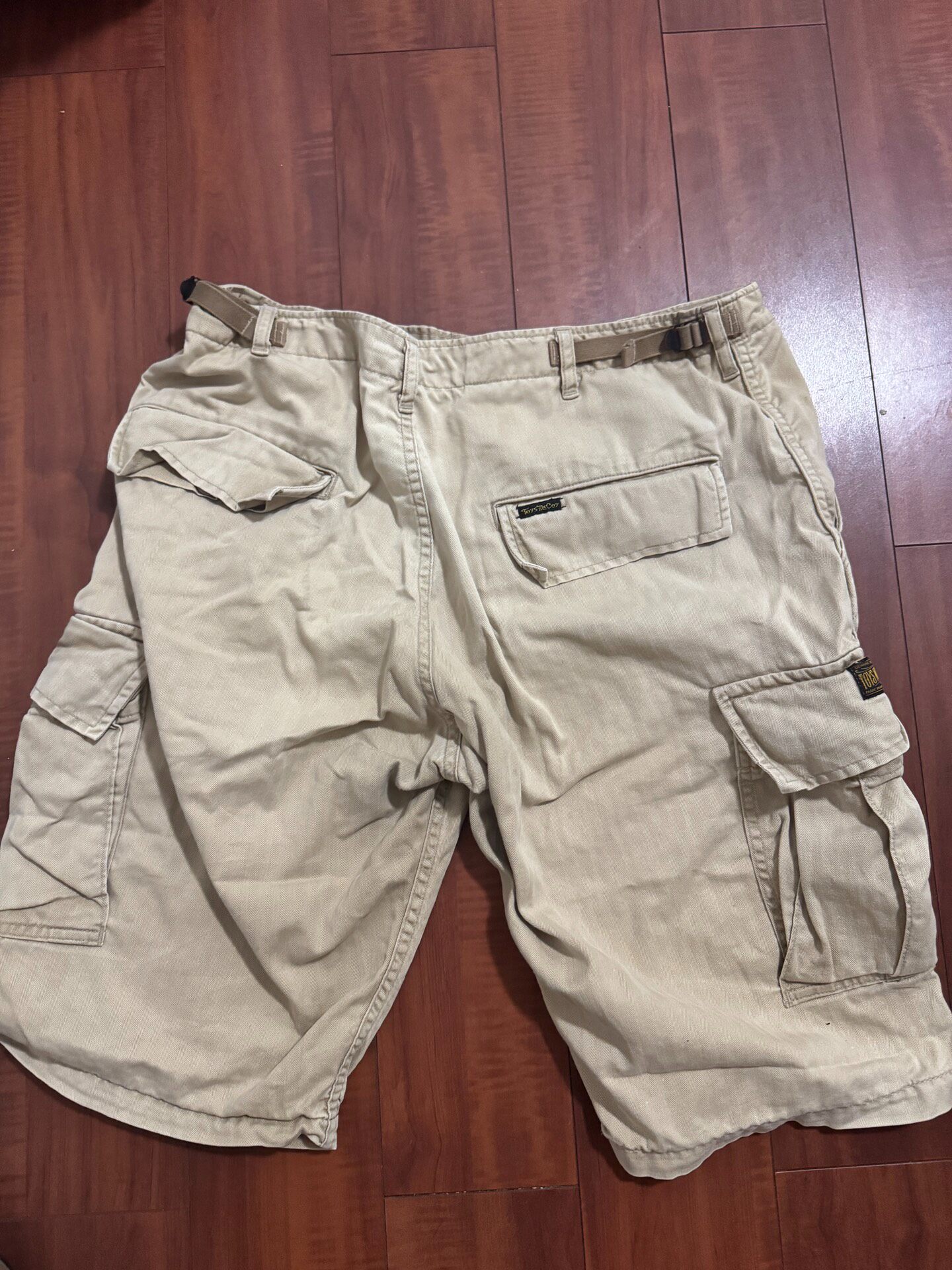 Toys McCoy Khaki Cargo Military Shorts — detail