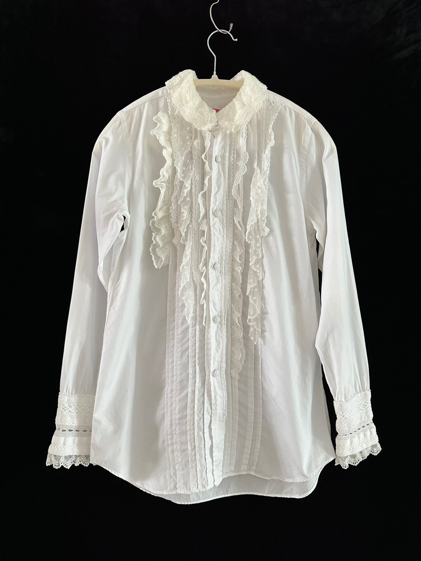 Junya Watanabe Lace Long-Sleeve Shirt