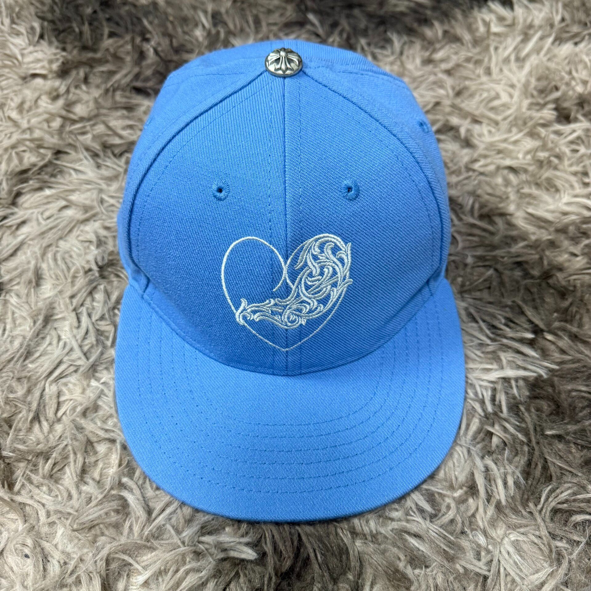 Chrome Hearts 24 Heart Embroidery Cap