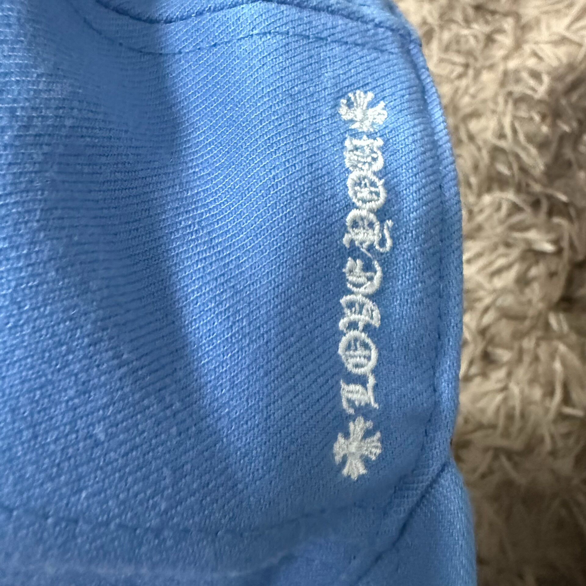 Chrome Hearts 24 Heart Embroidery Cap — detail