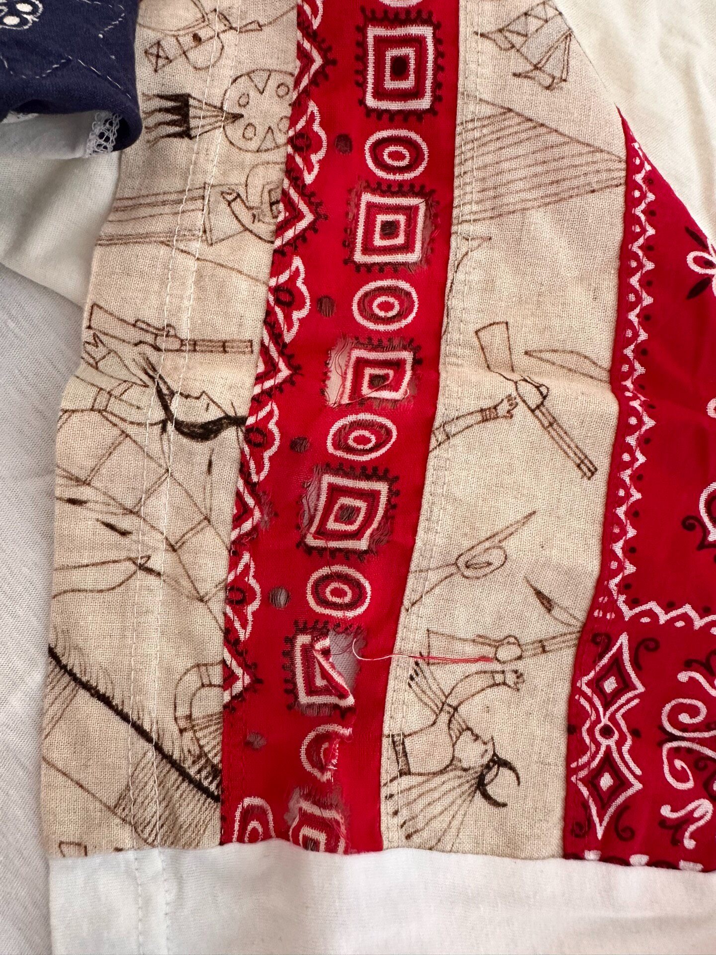 Visvim 19AW Jumbo Stars Short Tee — back