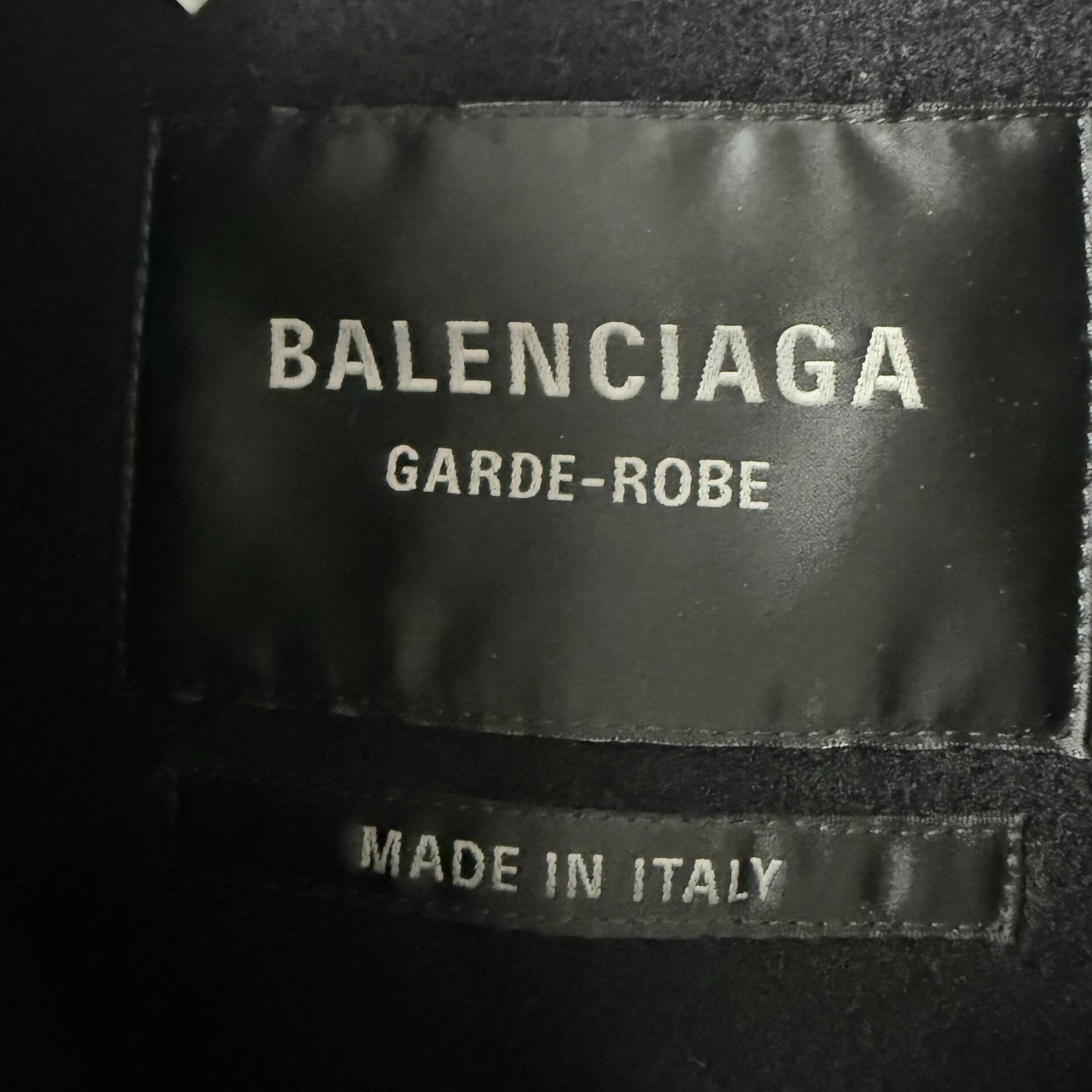 Balenciaga Wool Zip-Up Jacket — back