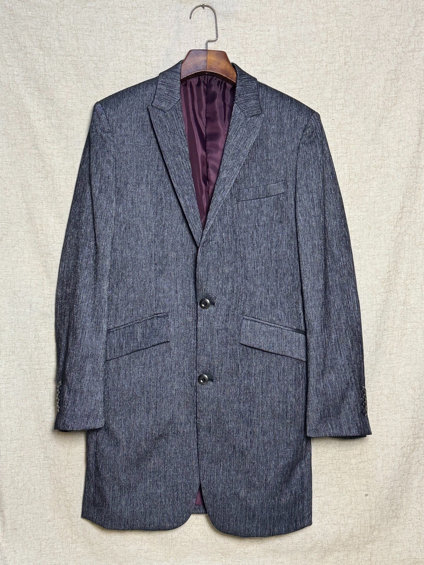 SCHLUSEL VINTAGE Gray Suit Jacket