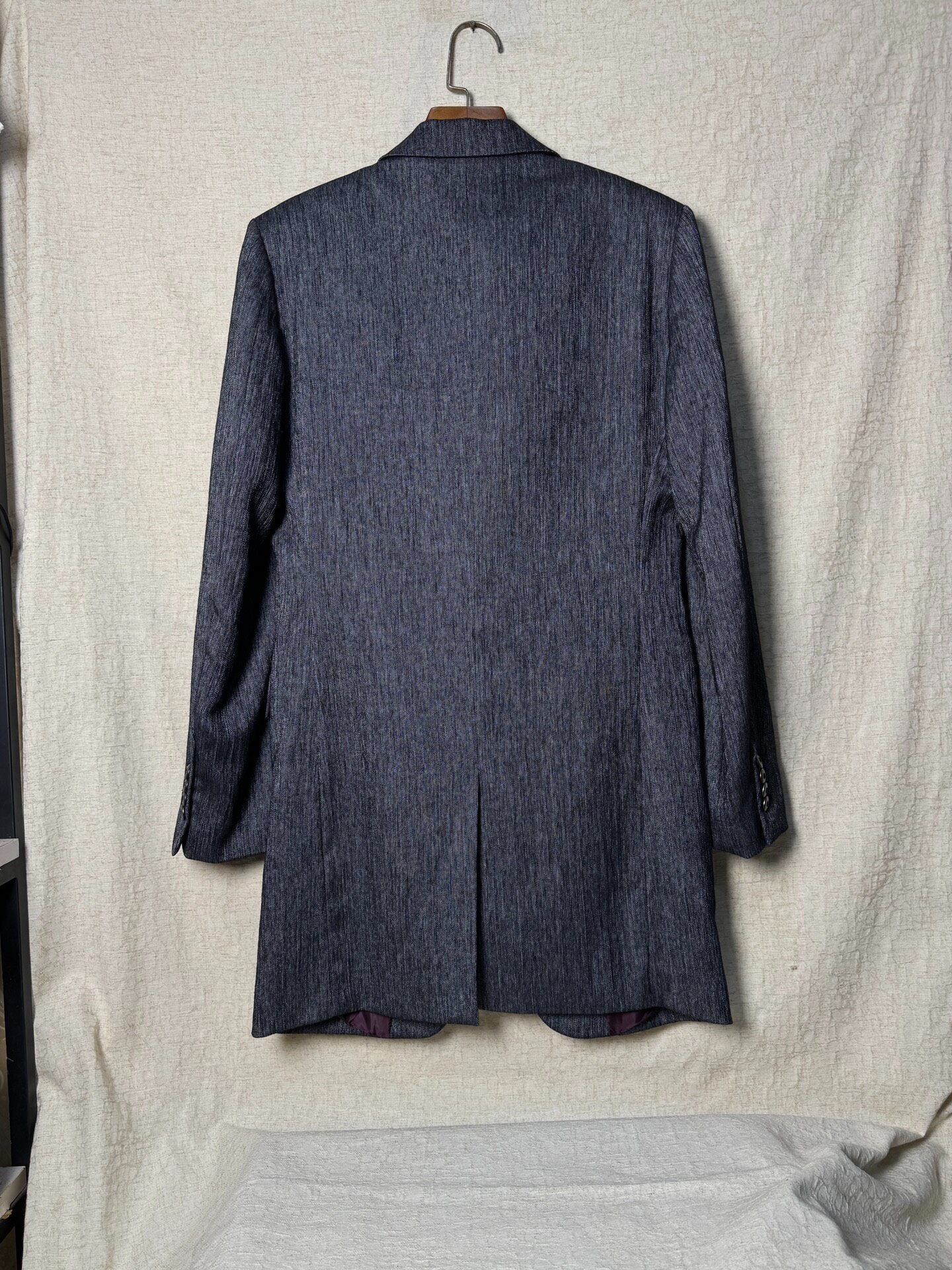 SCHLUSEL VINTAGE Gray Suit Jacket — front