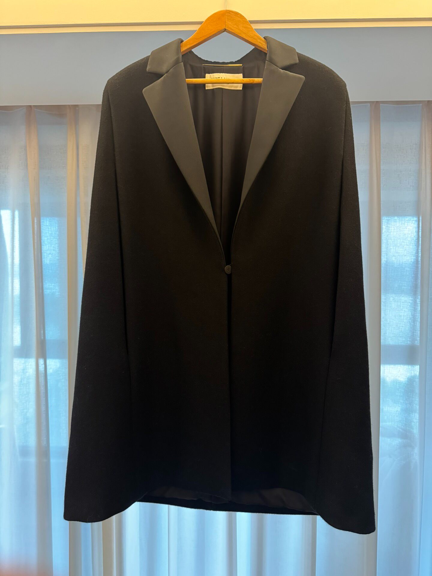 Saint Laurent 22FW Black Cloak
