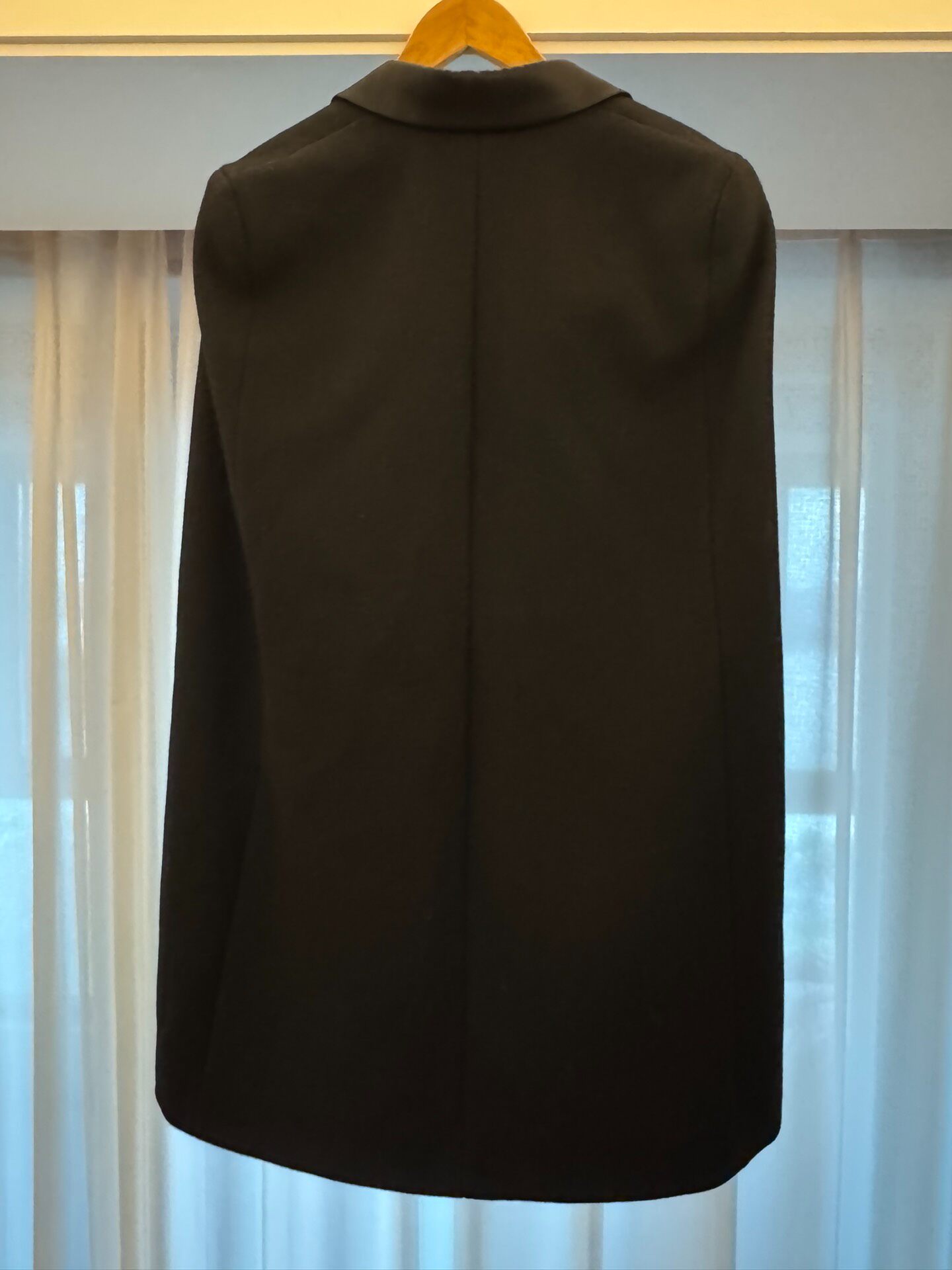 Saint Laurent 22FW Black Cloak — label