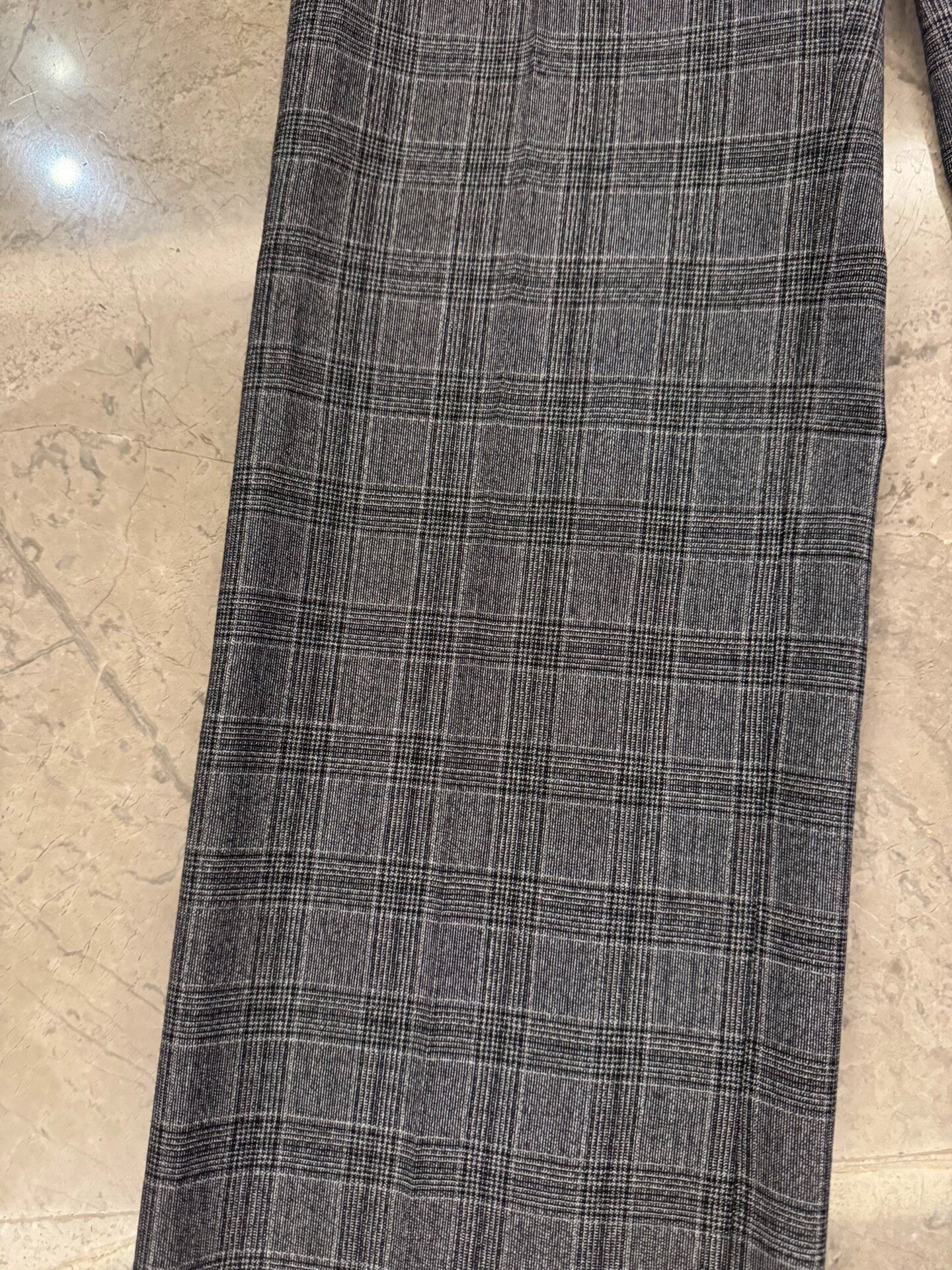 Celine Hedi Slimane Checkered Straight-Leg Trousers — front