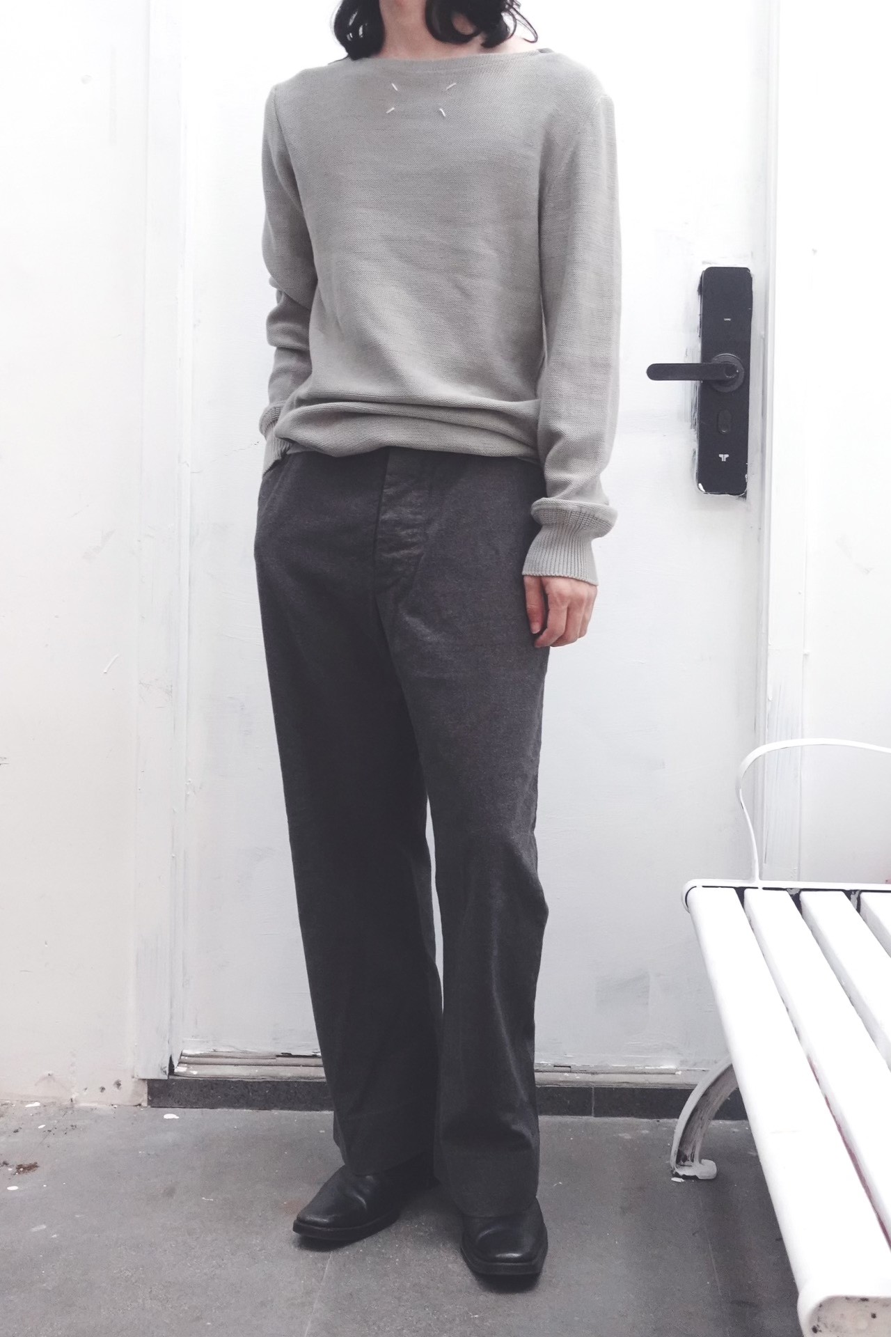 Maison Martin Margiela 00s Double Back Knit — detail