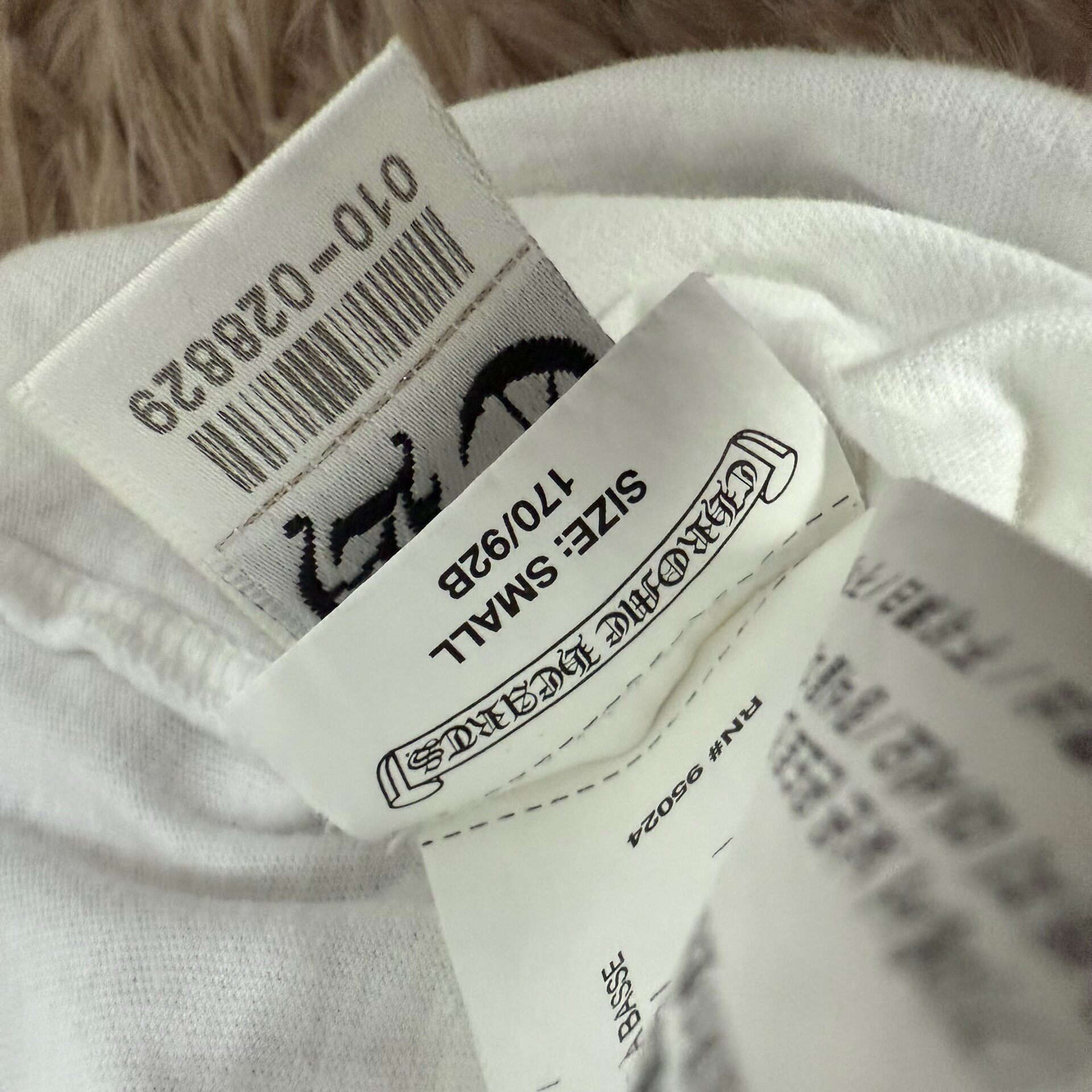 Chrome Hearts Short-Sleeve Polo — label