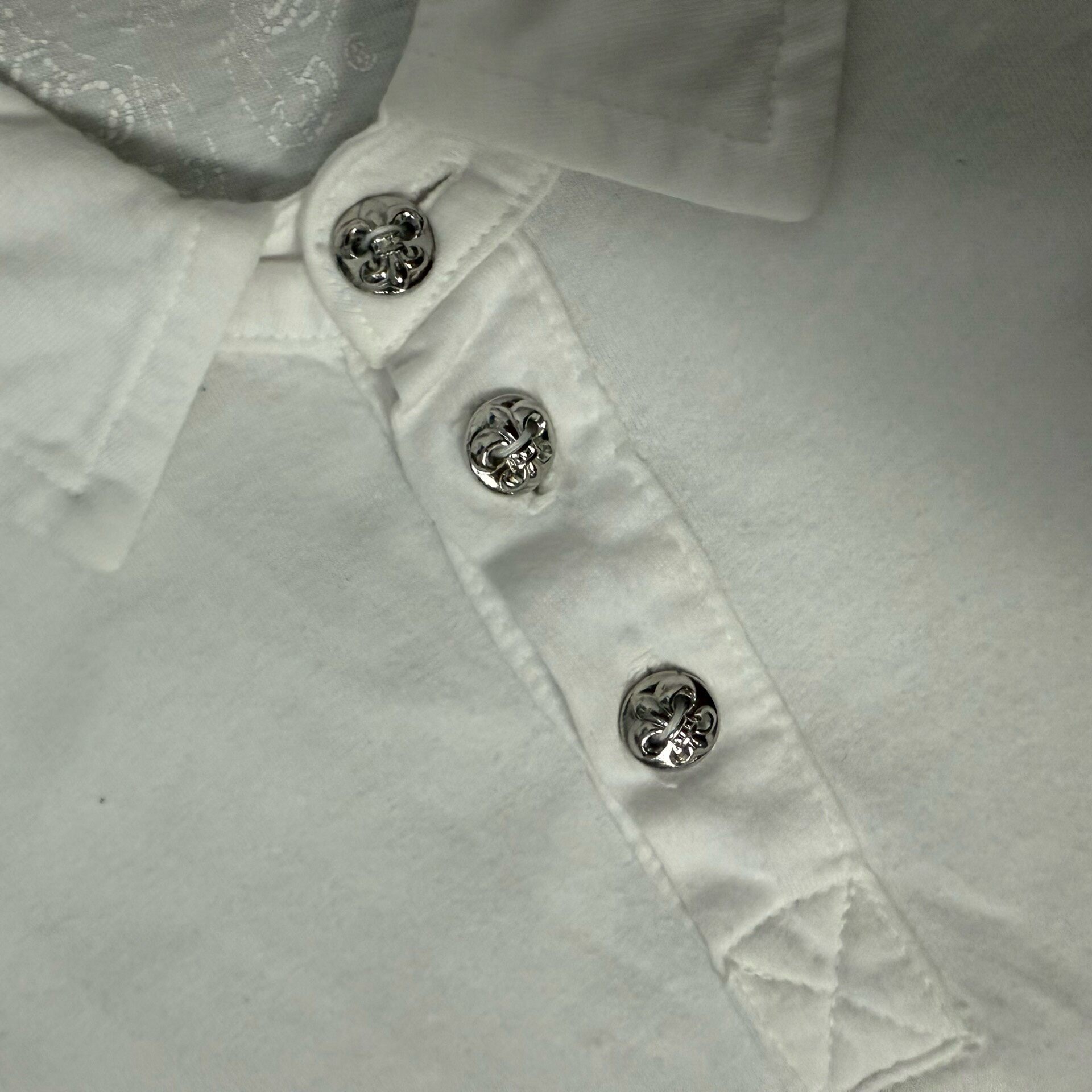 Chrome Hearts Short-Sleeve Polo — front