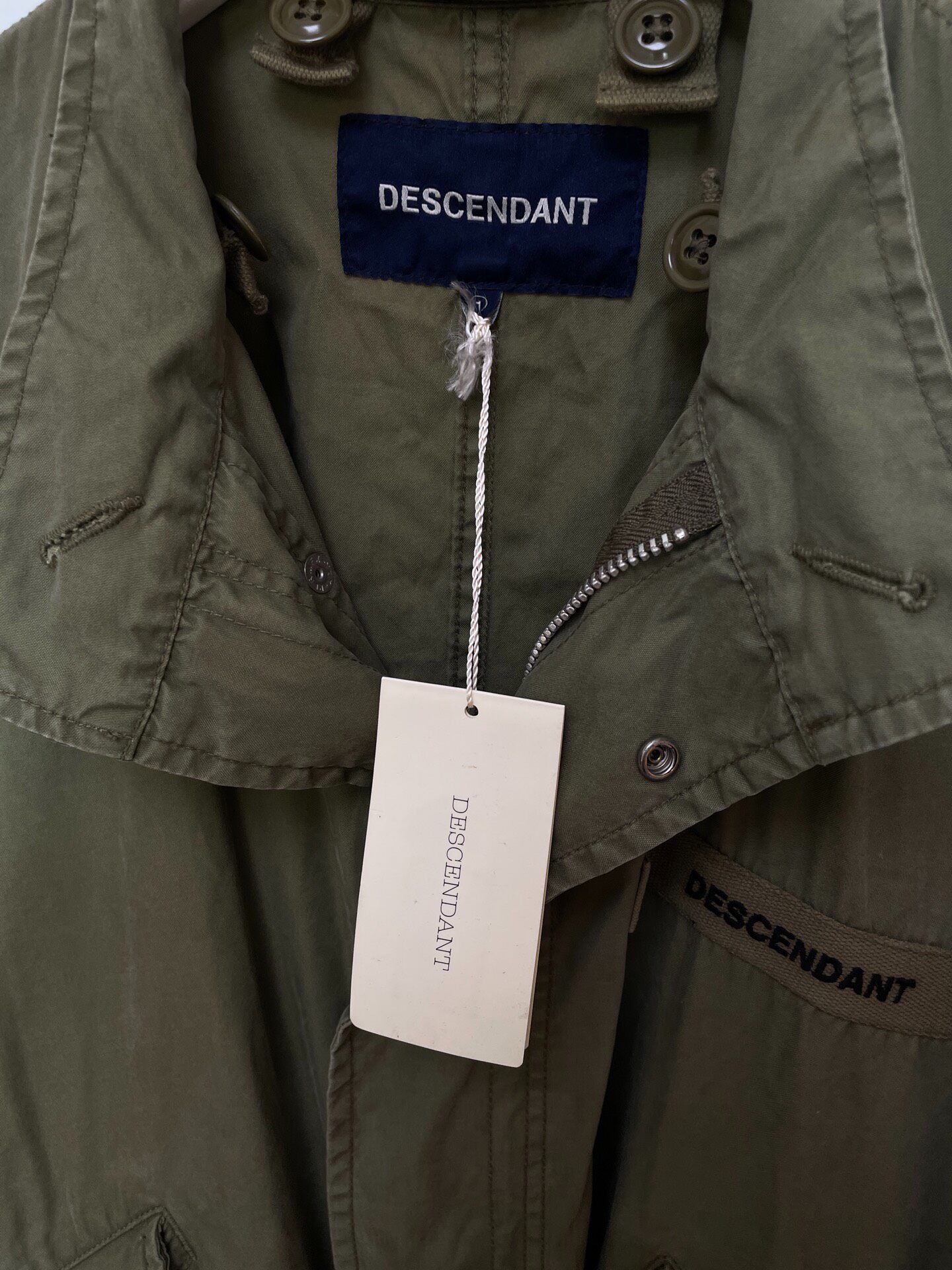 Descendant 16SS D51 Military Overcoat — detail