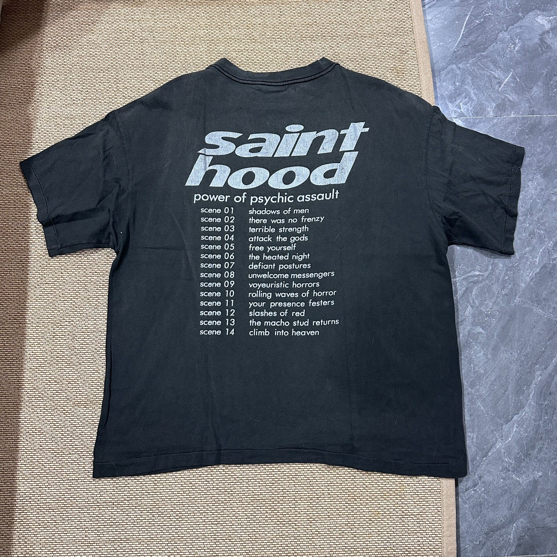 Saint Michael Motorcycle Graphic T-Shirt — front