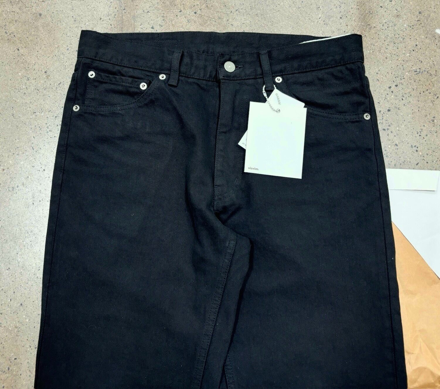 Visvim 21AW Social Sculpture Jeans — label