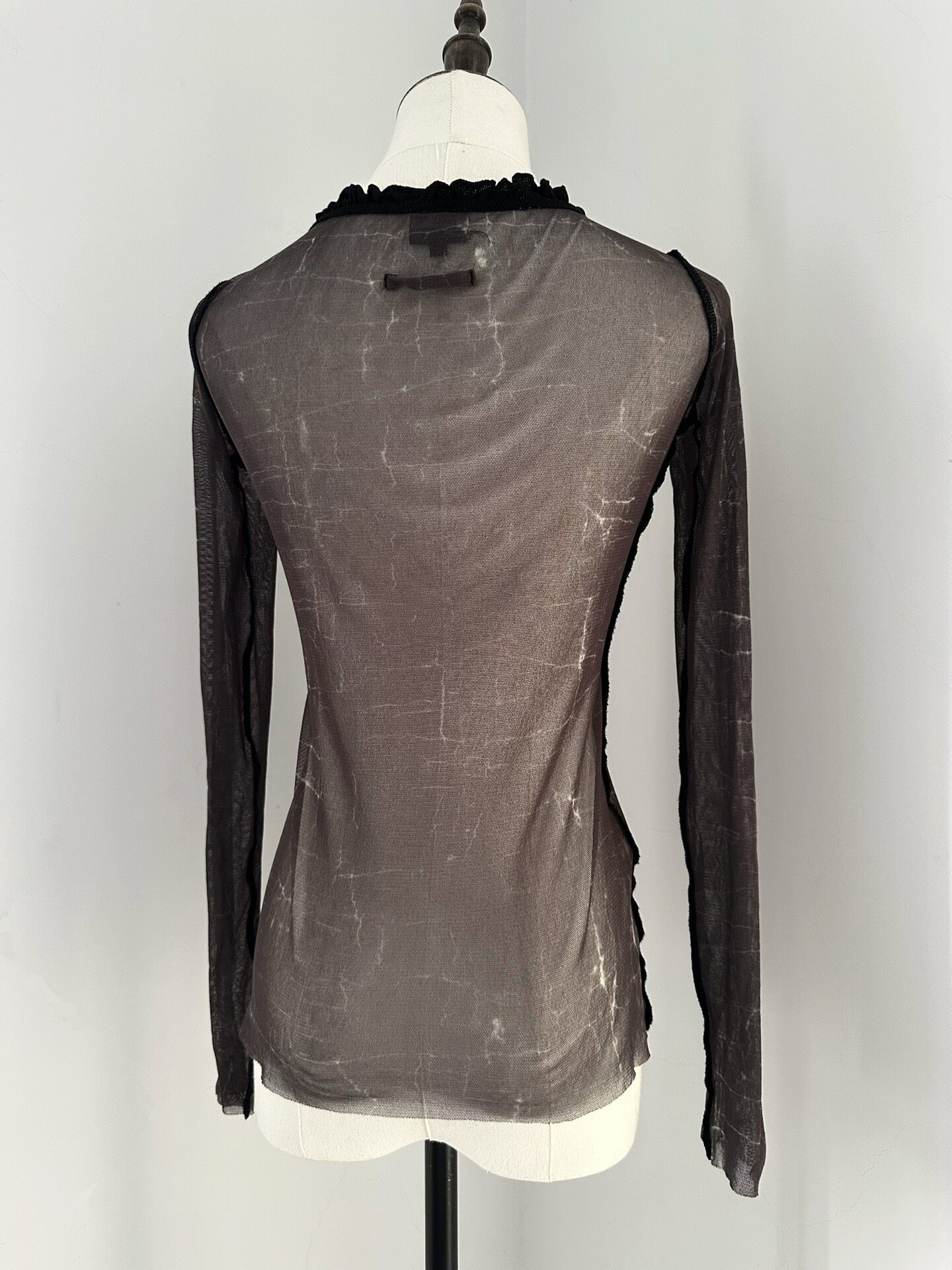 Jean Paul Gaultier Vintage Mesh Top — detail