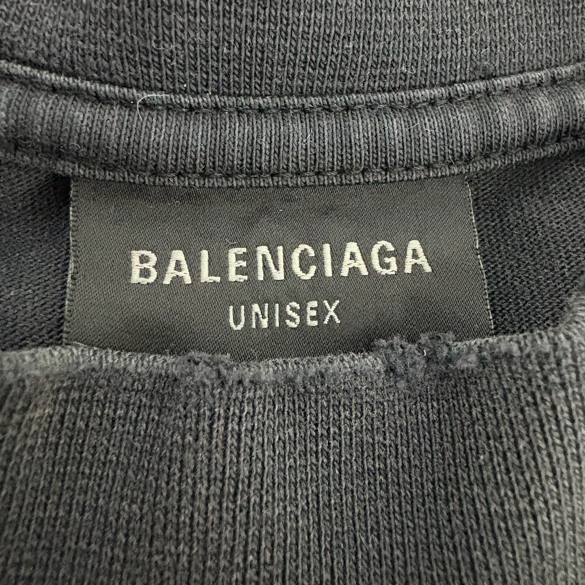 Balenciaga Oversized Short-Sleeve T-Shirt — detail