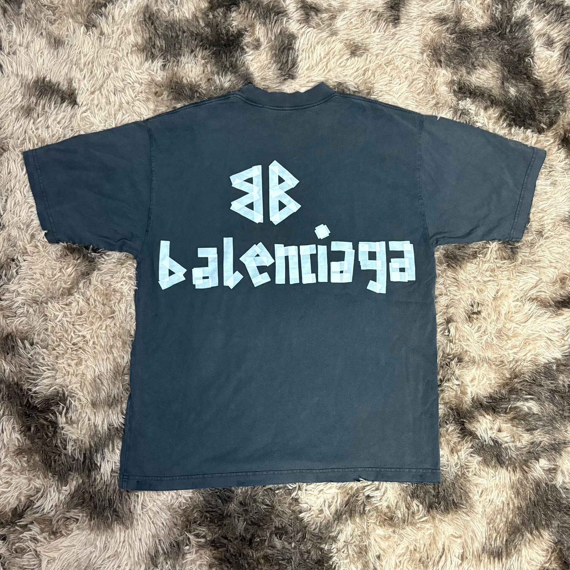 Balenciaga Oversized Short-Sleeve T-Shirt — front