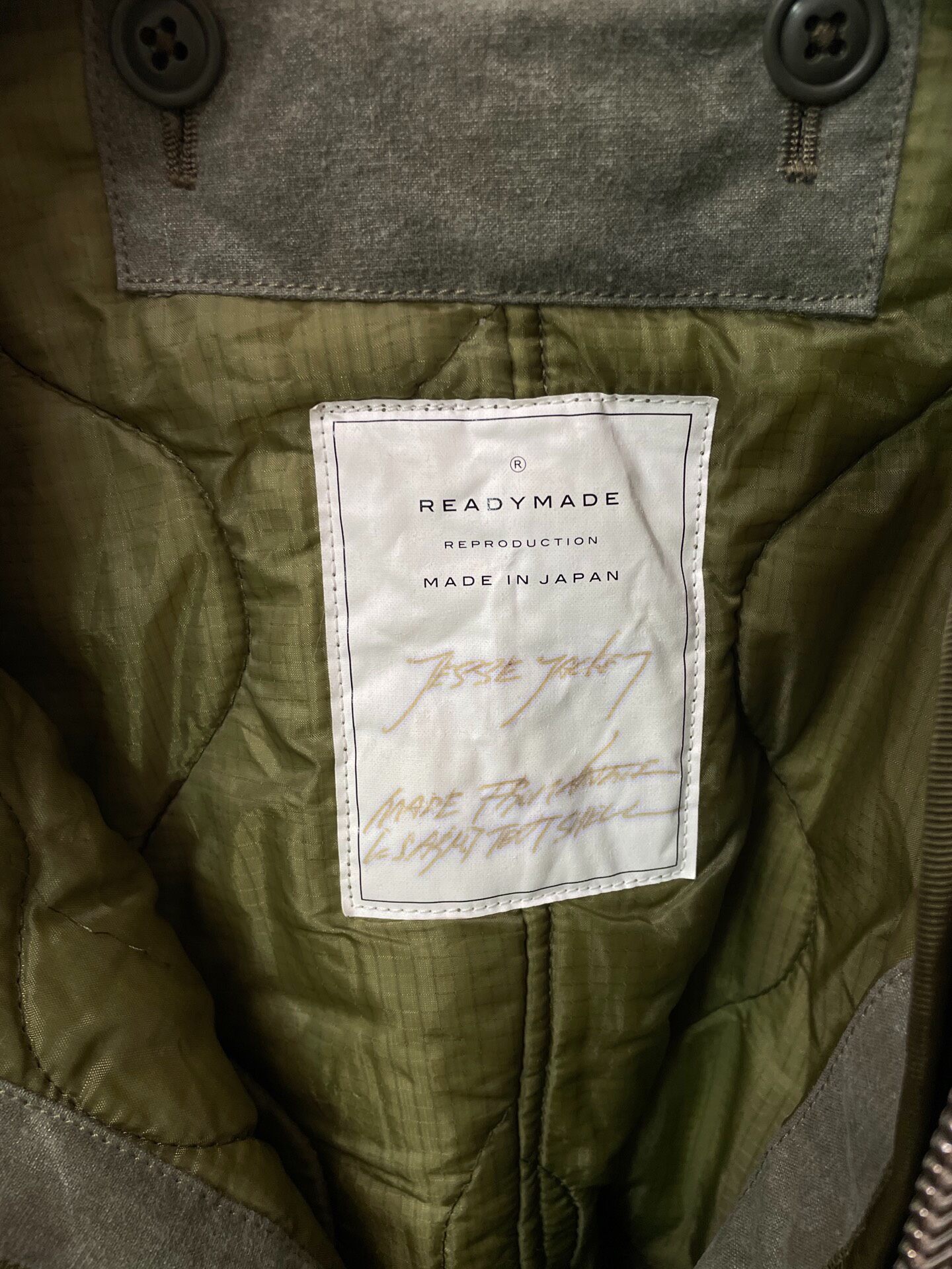 Readymade Hand-Embroidered Bomber Jacket — back