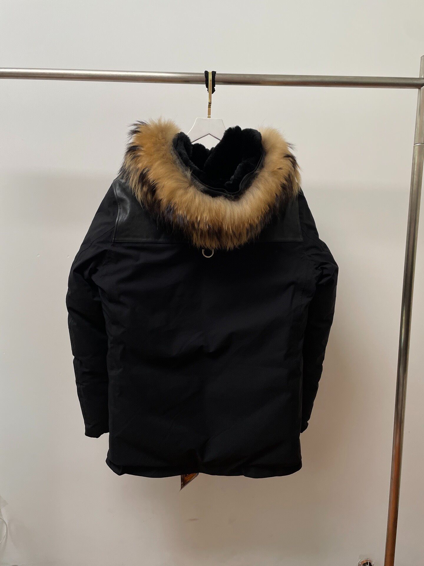 MMJ 12AW N3B Black Down Parka — front