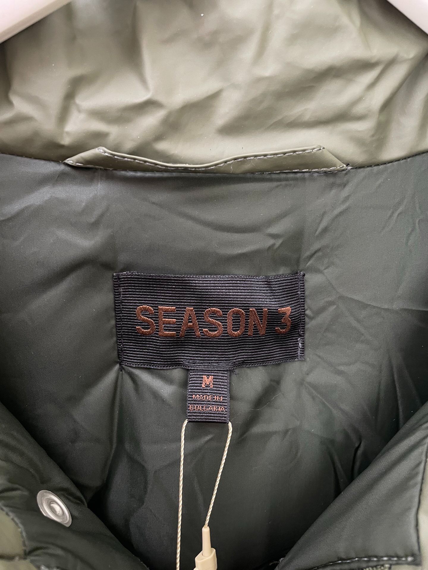 Yeezy Season 3 Long Down Coat — detail