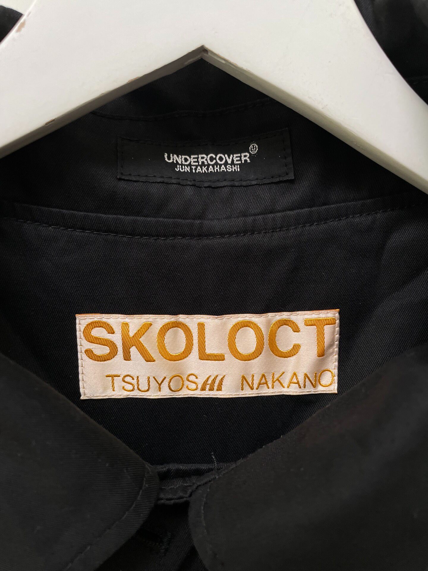 UNDERCOVER Skoloct Black Coat — detail