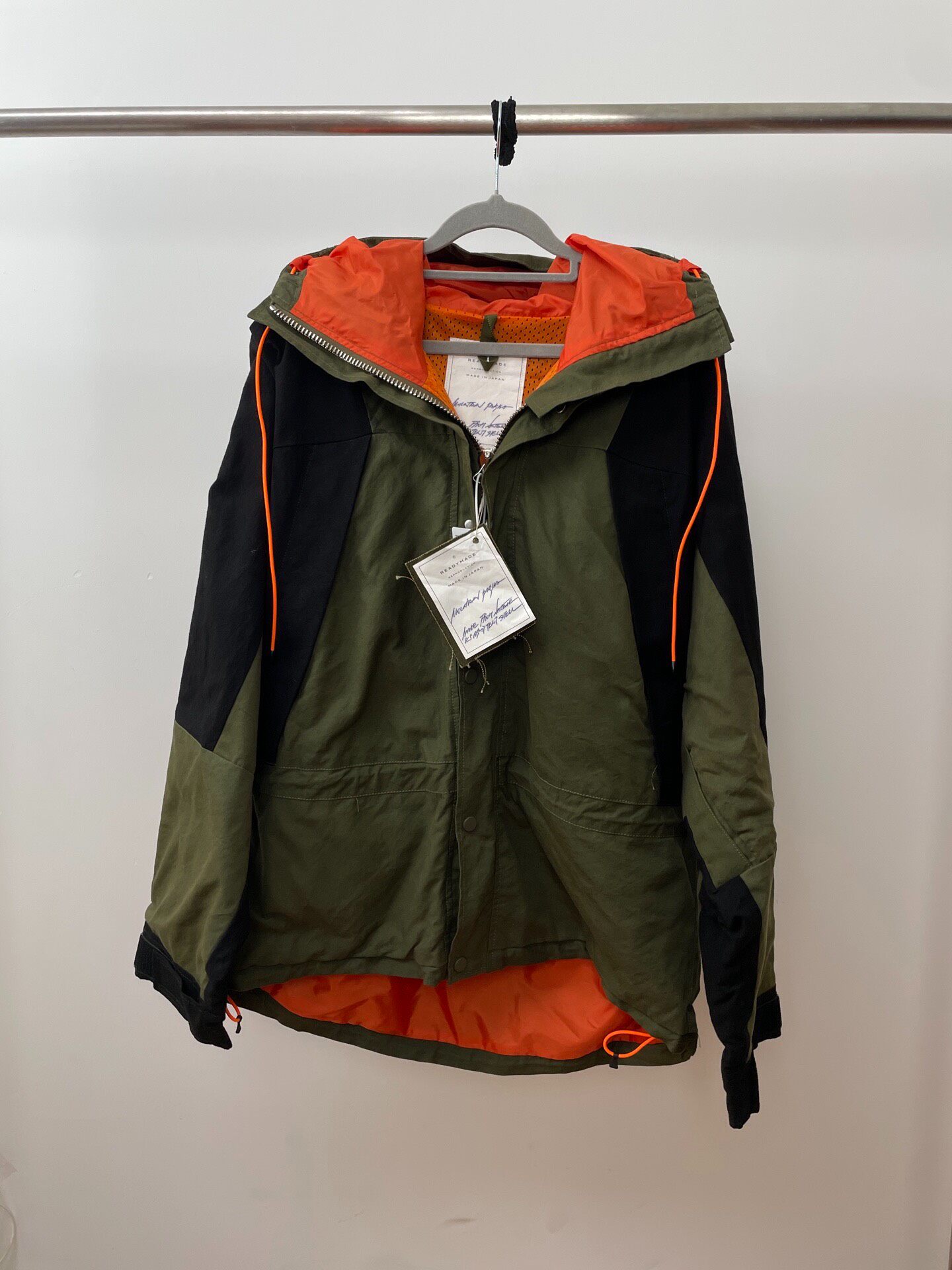 Readymade Vintage Fabric Hooded Jacket