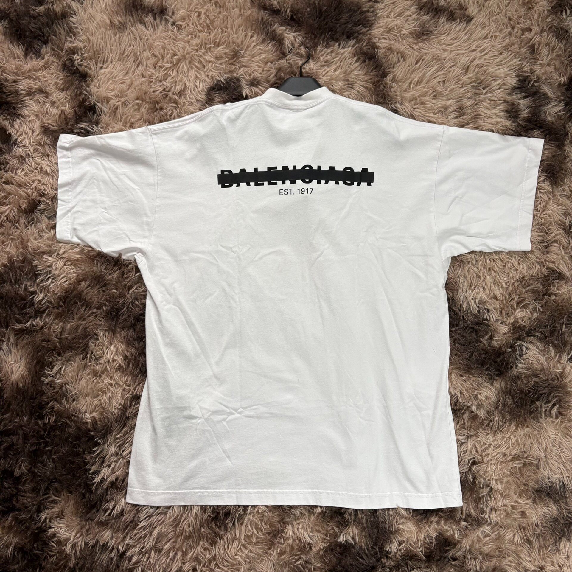Balenciaga White Short-Sleeve T-Shirt — front