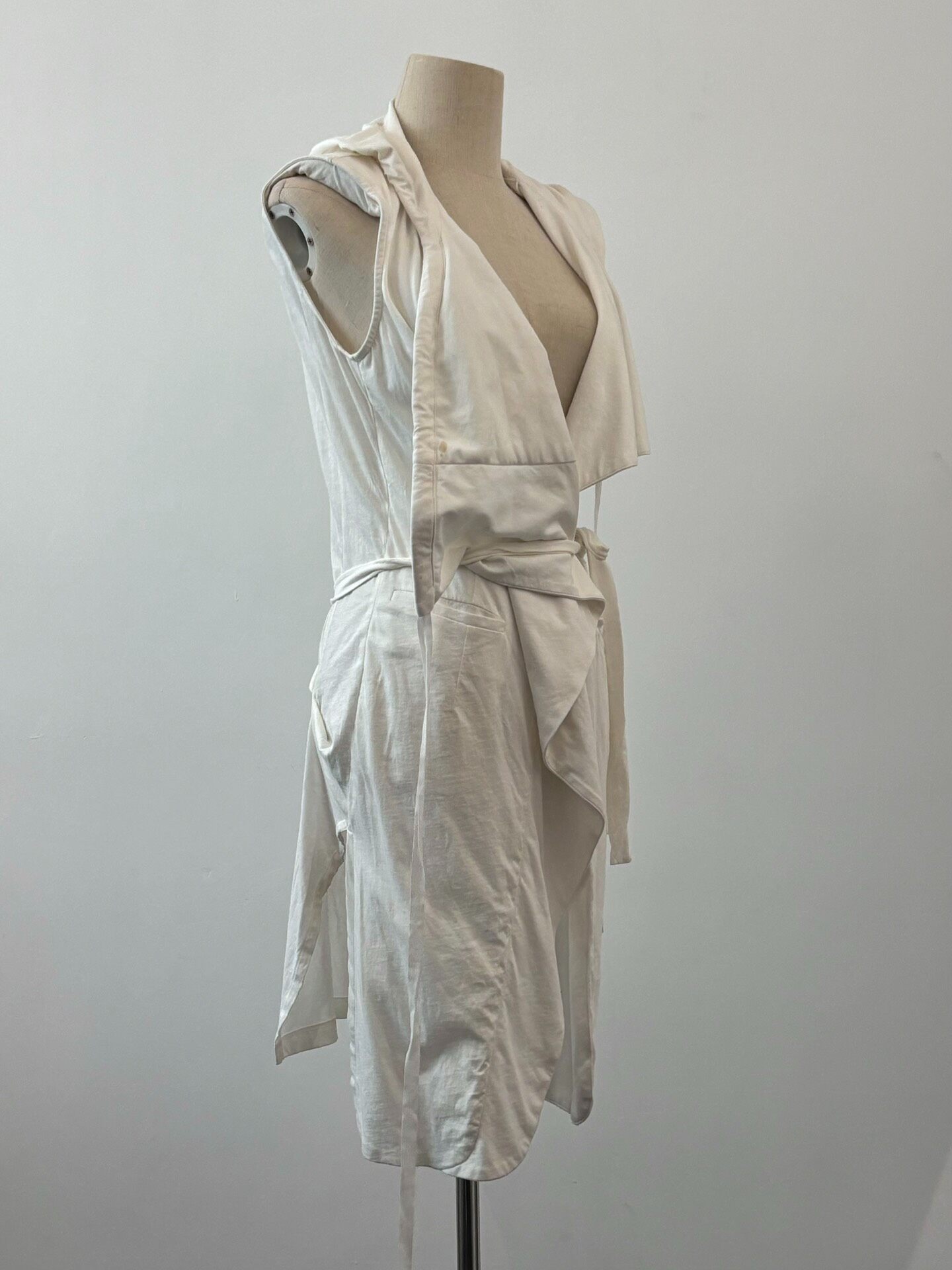 Ann Demeulemeester Layered Long Vest — detail