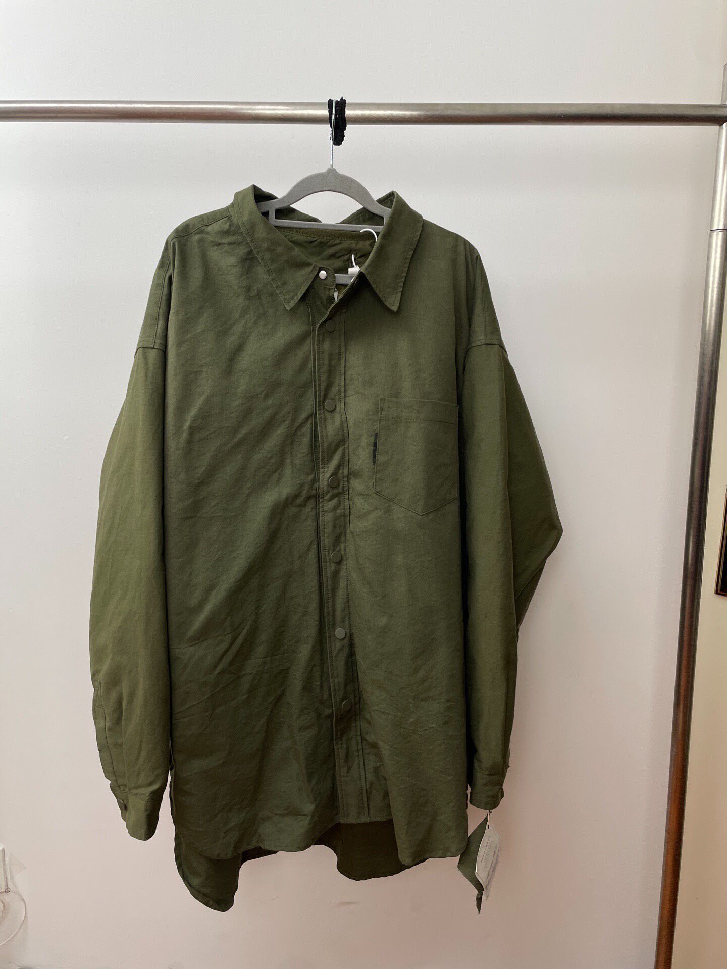 Readymade Olive Green Utility Shirt — front
