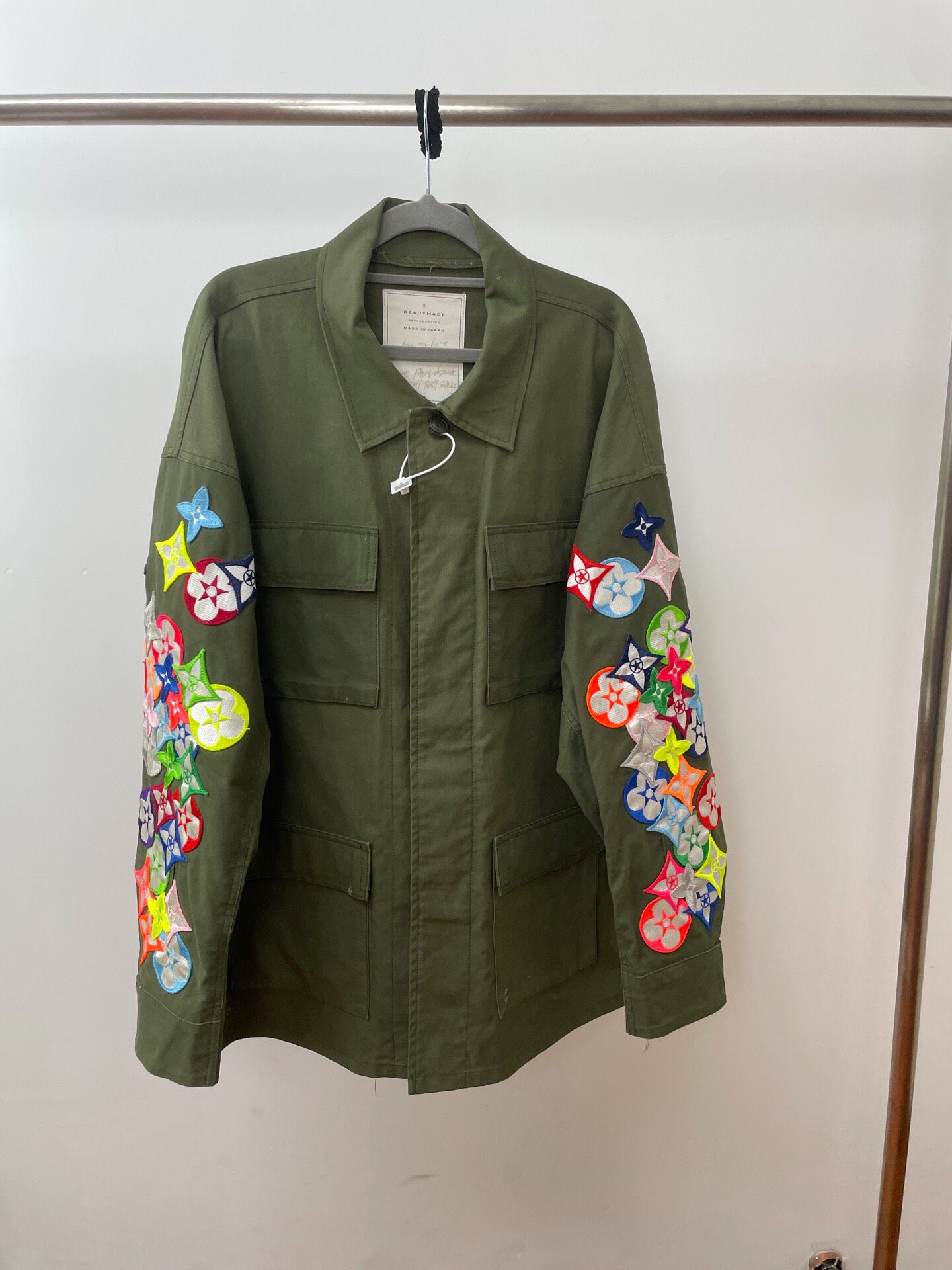 Readymade Olive Green Patterned Jacket