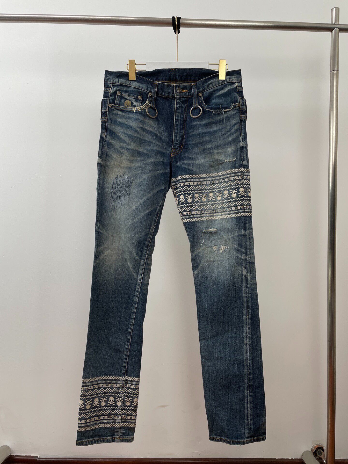 Mastermind Japan MMJ Embroidered Denim Jeans