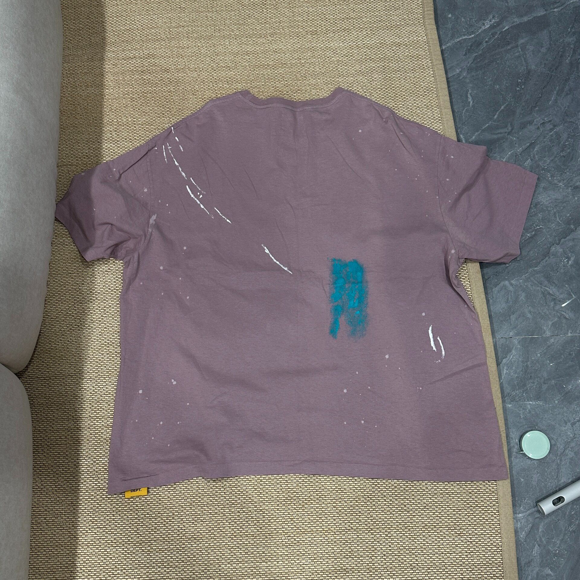 Gallery Dept Light Pink Oversized T-Shirt — front