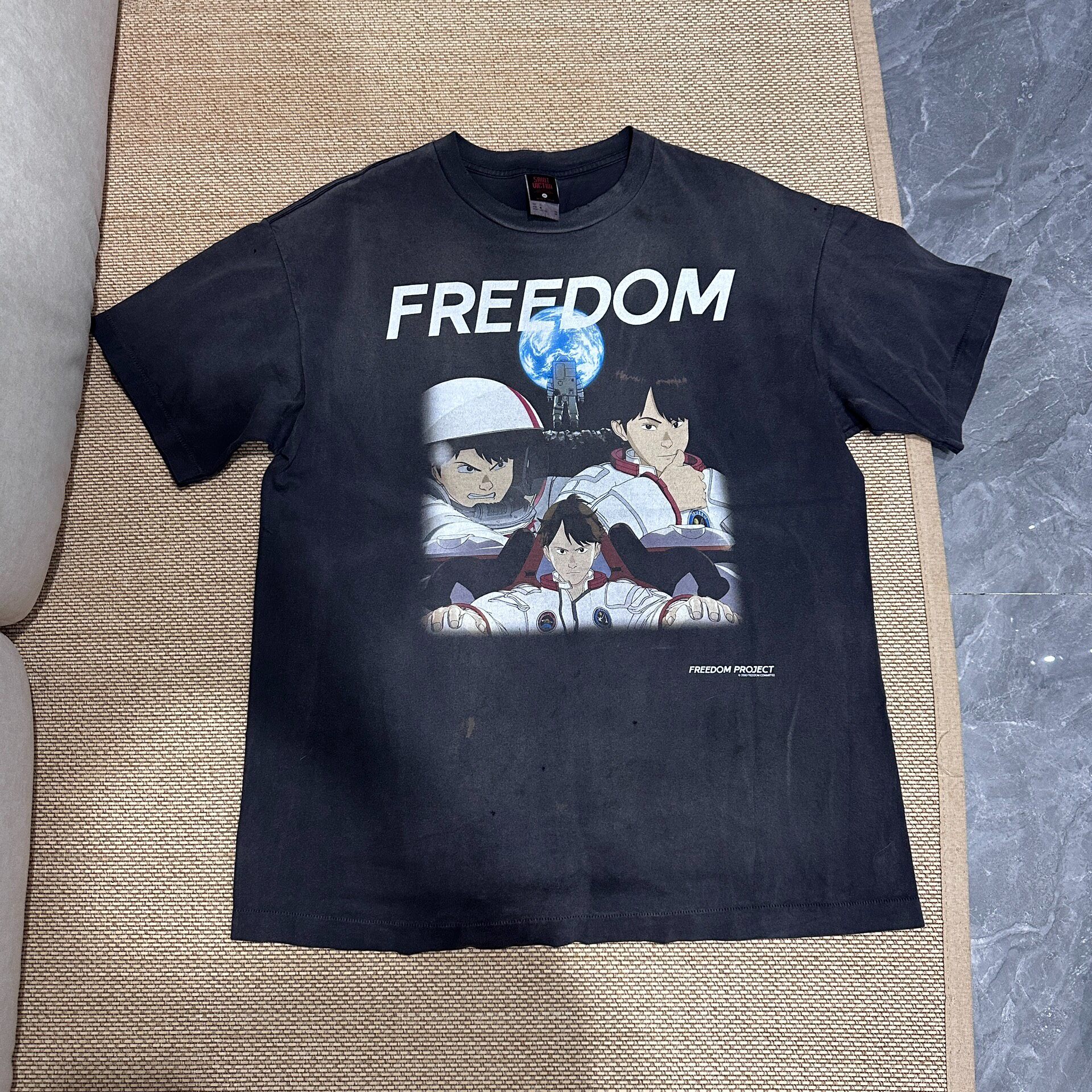 Saint Michael Freedom Astronaut Washed Tee
