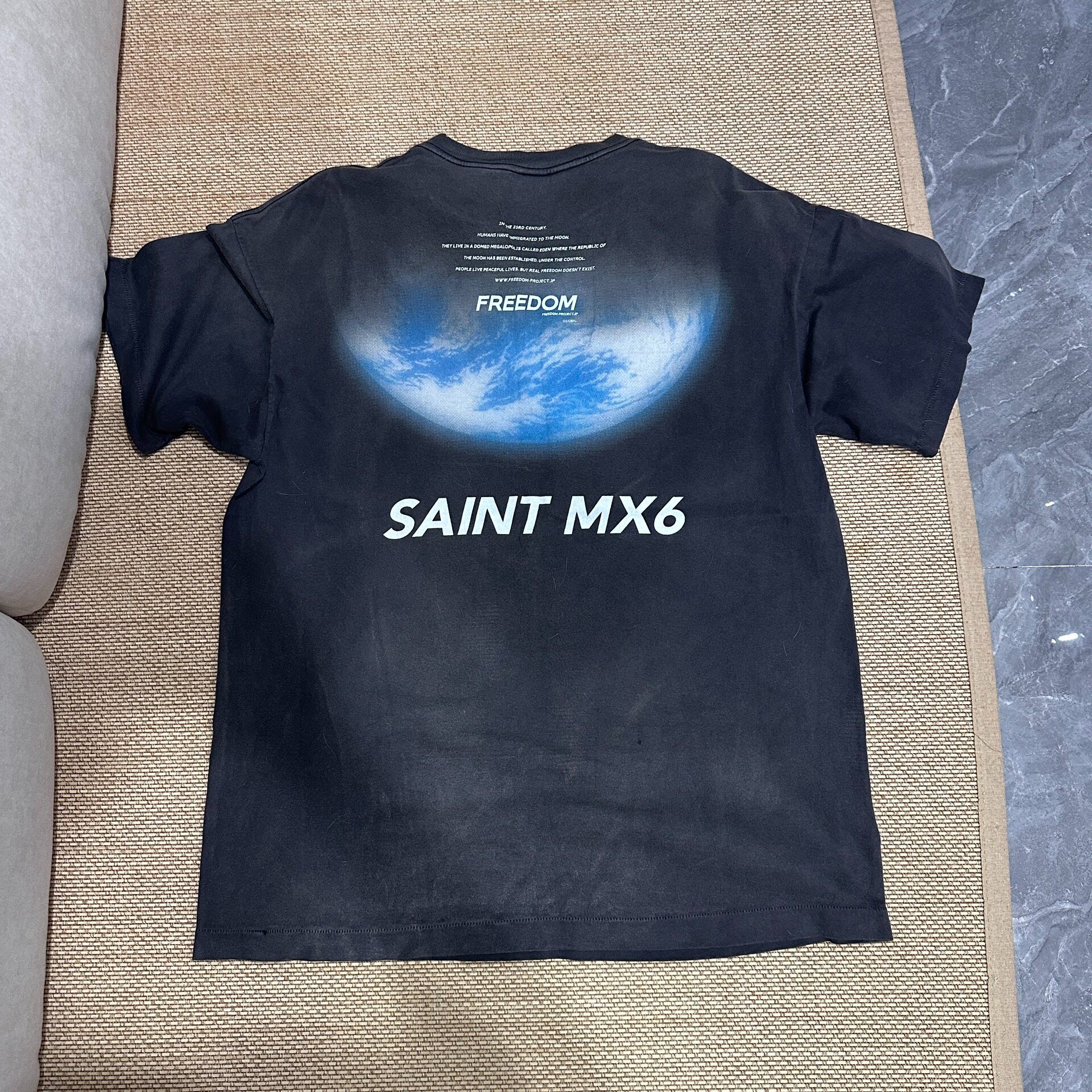 Saint Michael Freedom Astronaut Washed Tee — front
