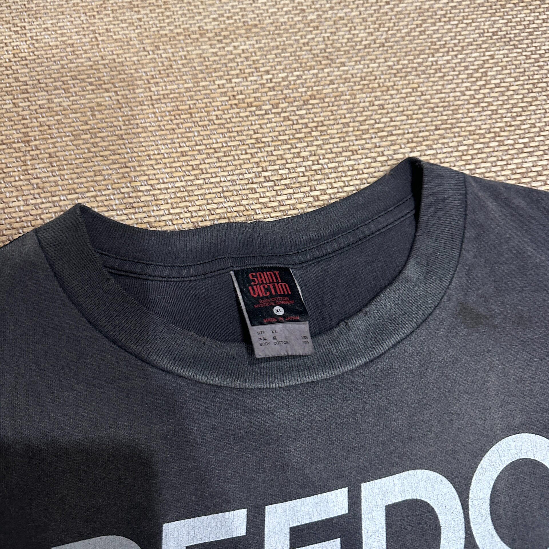 Saint Michael Freedom Astronaut Washed Tee — back