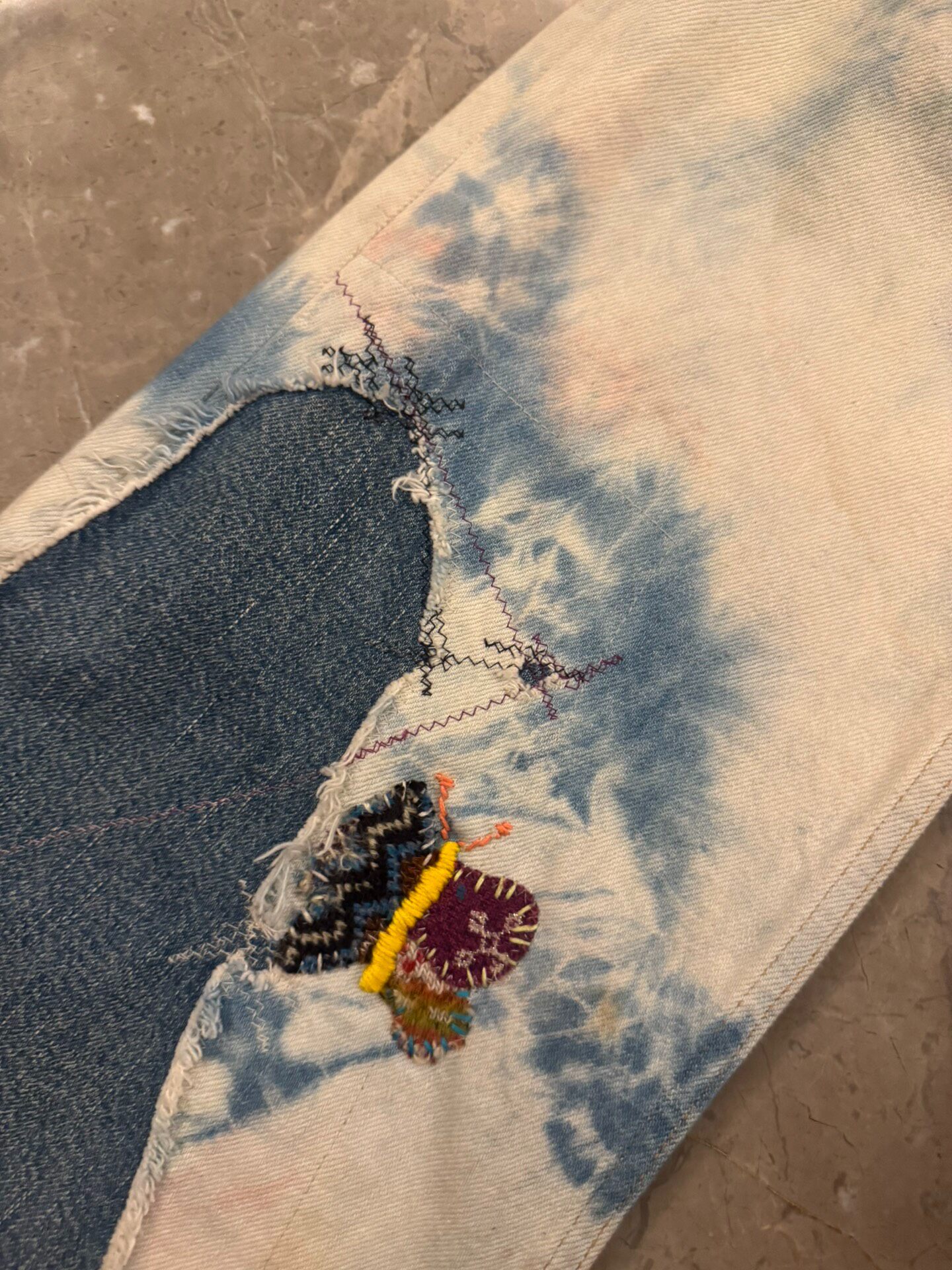 Kapital 23SS Limited Tie-Dye Jeans — back