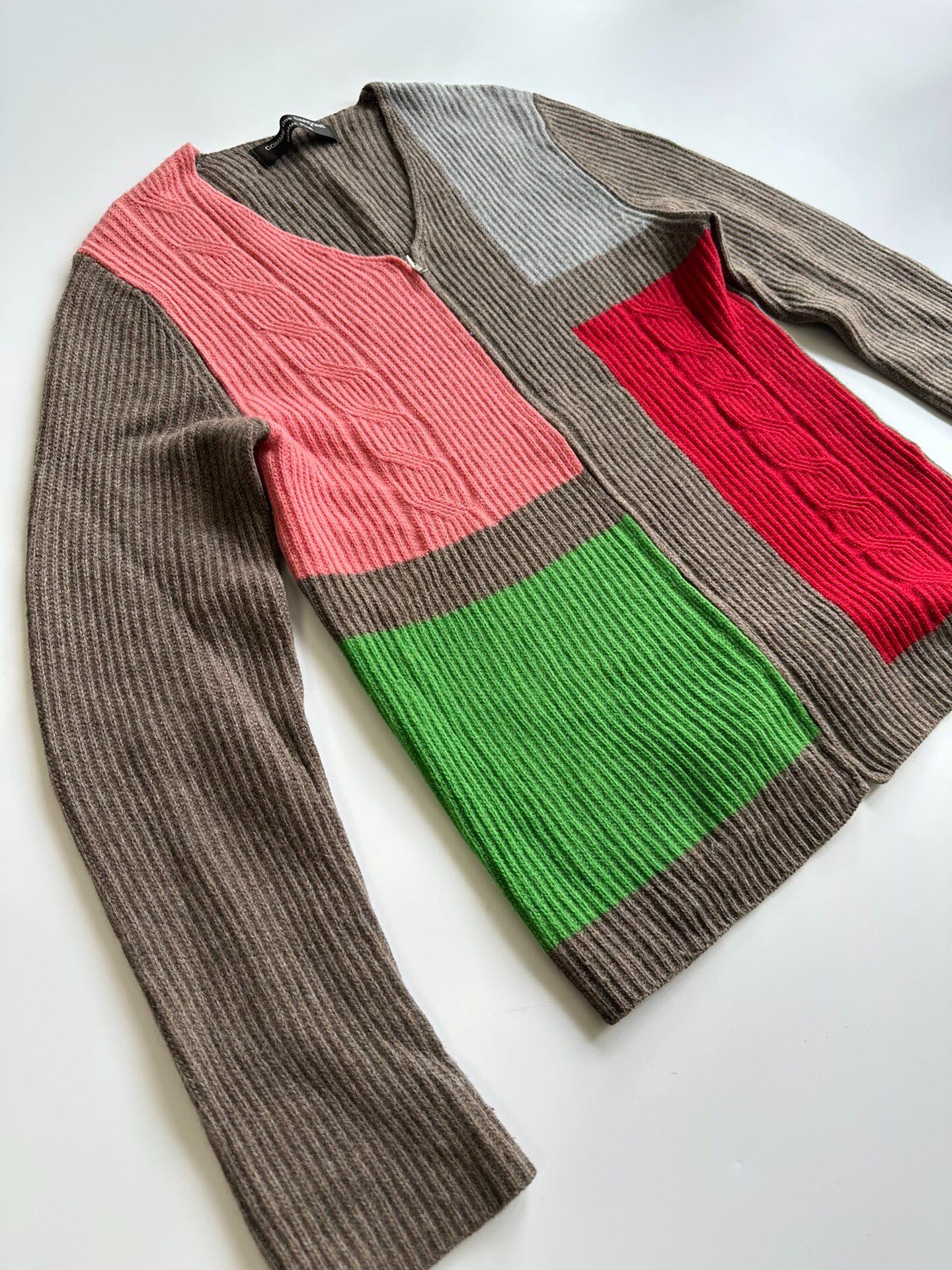 Comme des Garcons Homme Plus Zip Sweater — detail