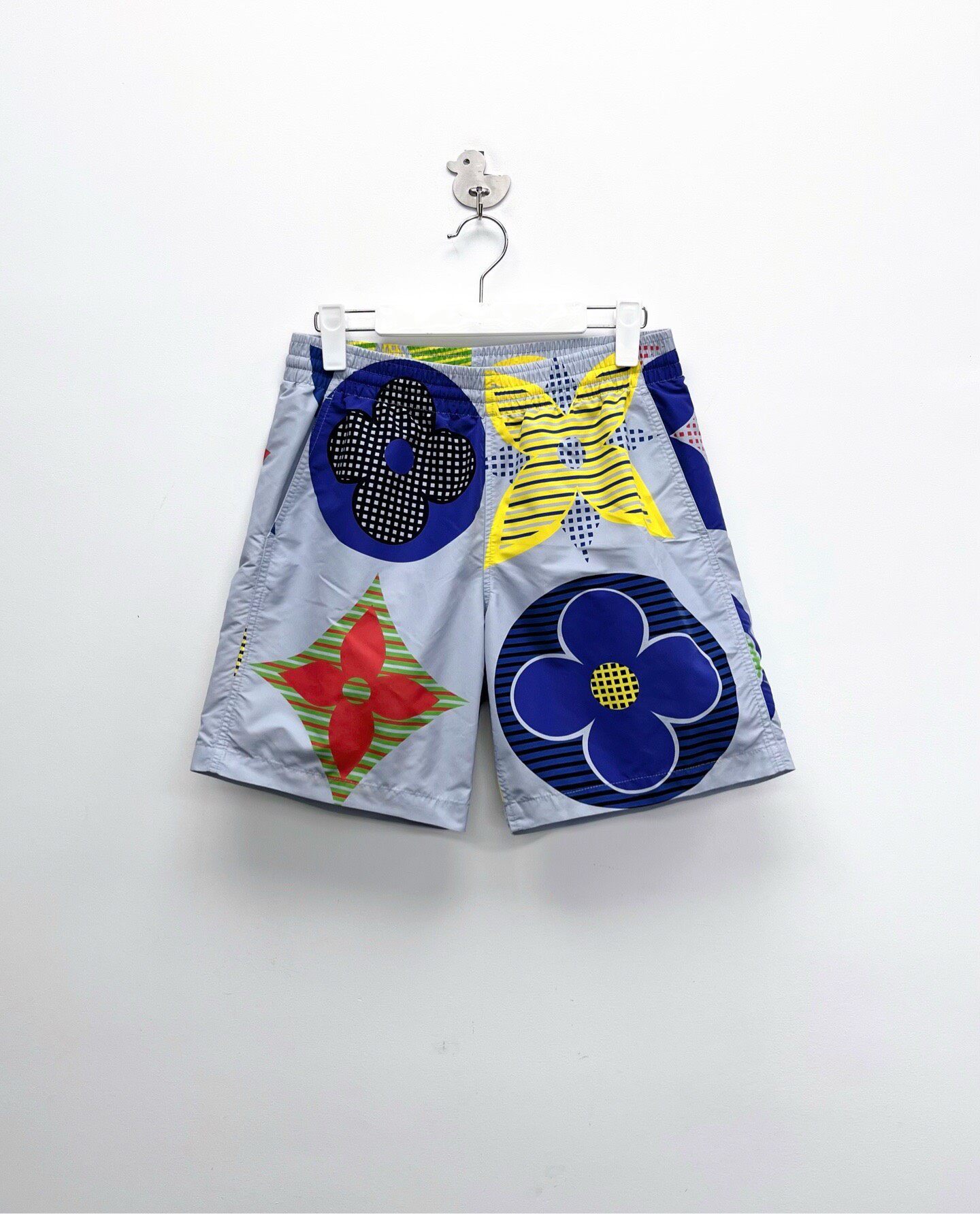 Louis Vuitton Light Blue Floral Shorts