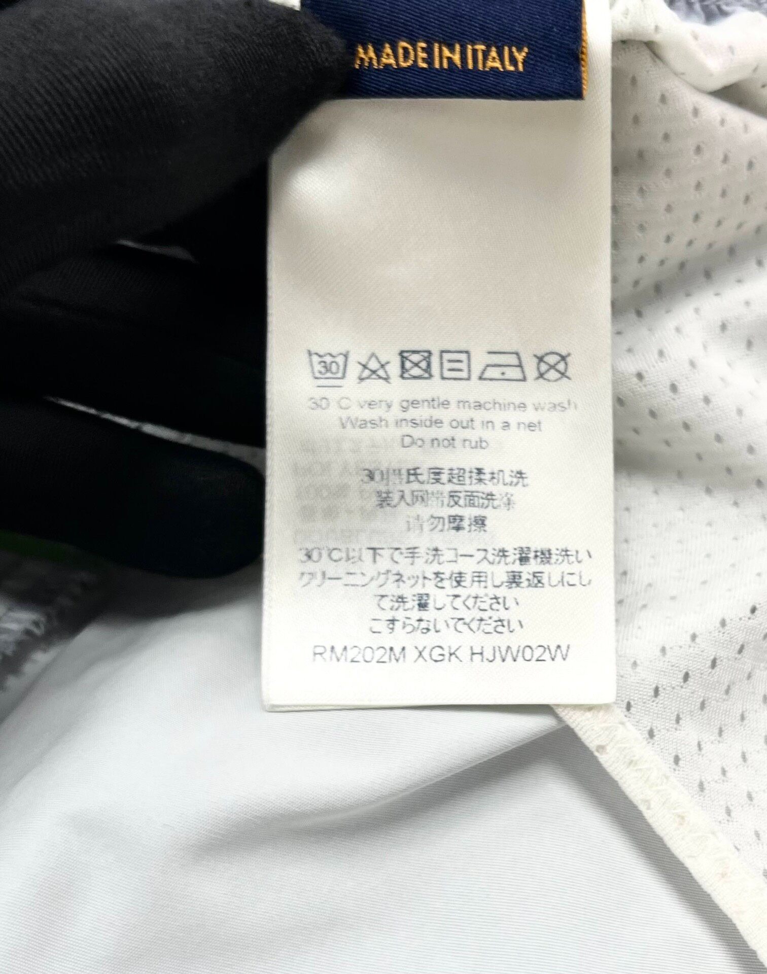 Louis Vuitton Light Blue Floral Shorts — back