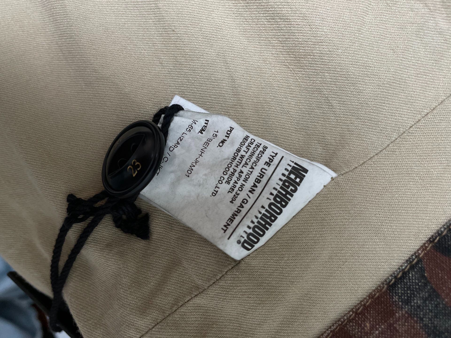 Neighborhood Camouflage Hooded Jacket — back