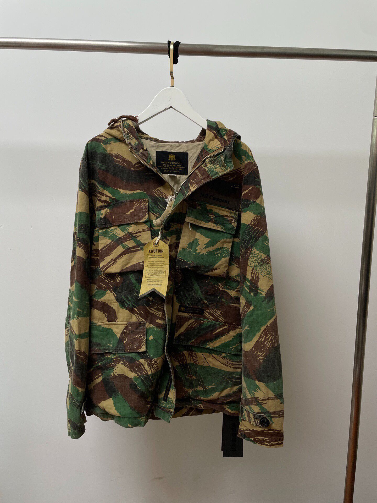 Neighborhood Camouflage Hooded Jacket