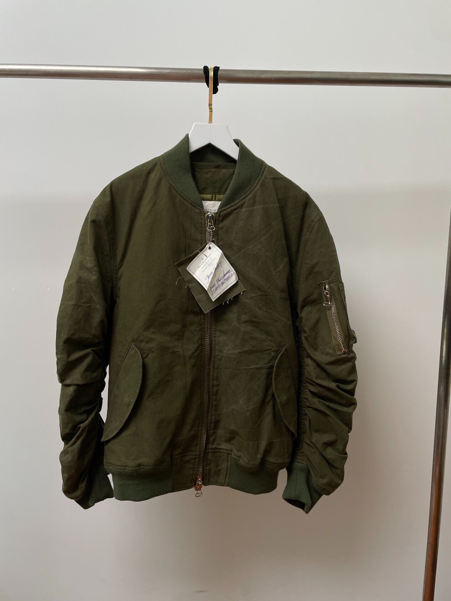 Jesse Jacket Army Green Bomber
