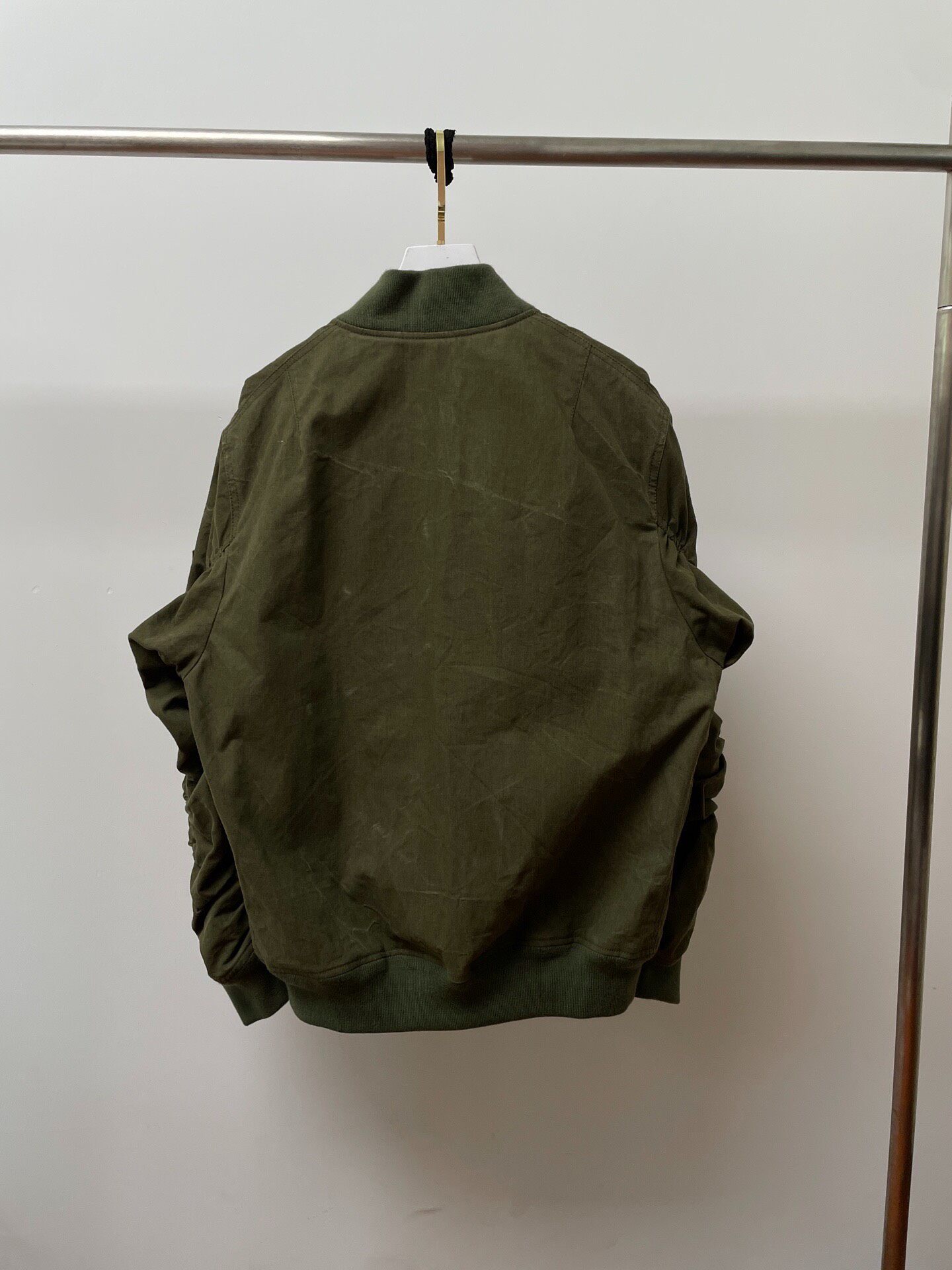 Jesse Jacket Army Green Bomber — front