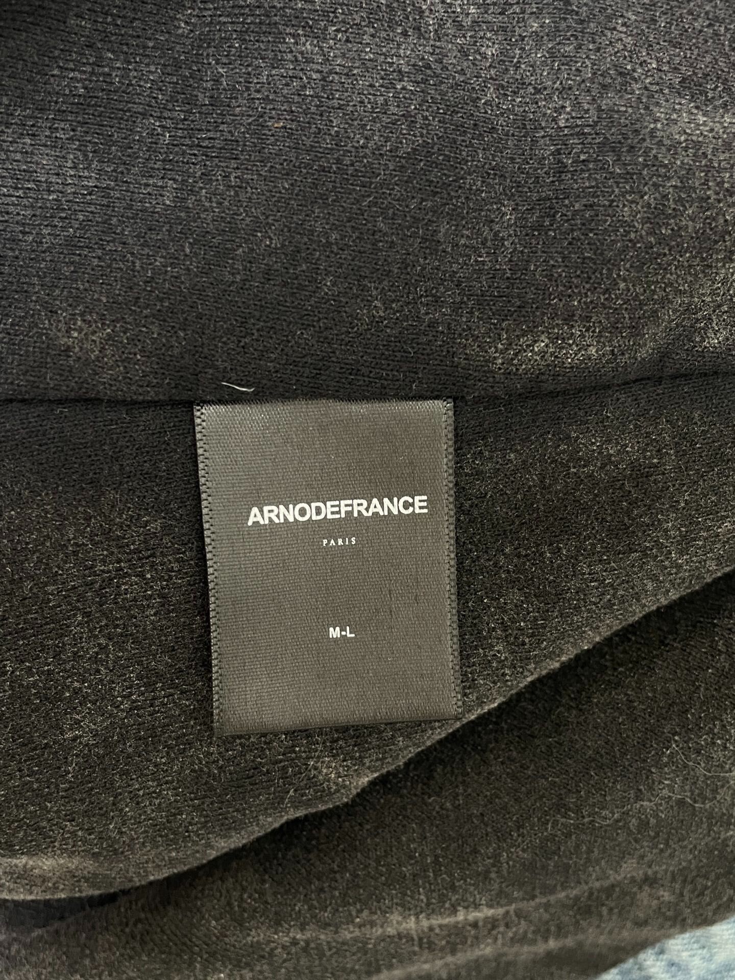 Arnode France Light Blue Denim Jacket — back